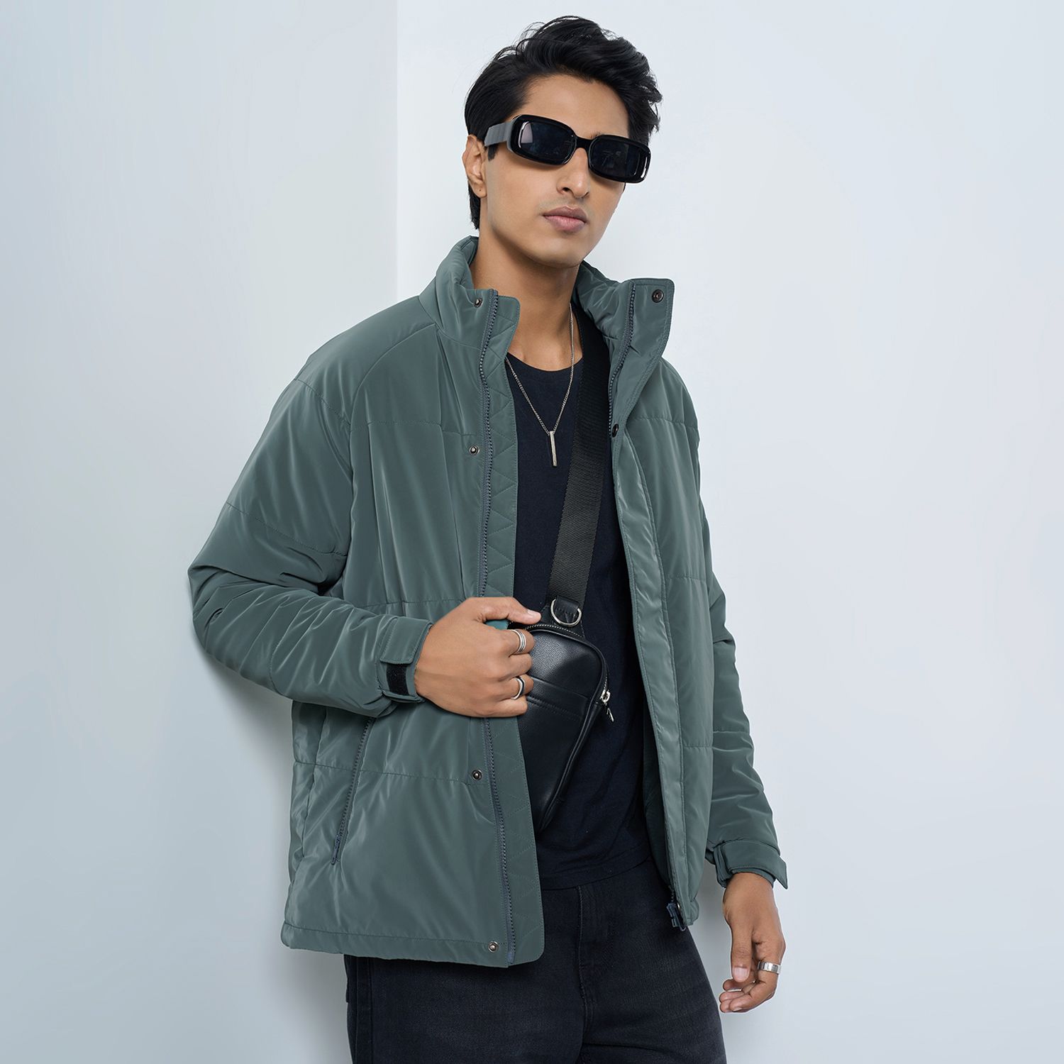 sf jeans by pantaloons Men Solid Casual Jacket-picture-13