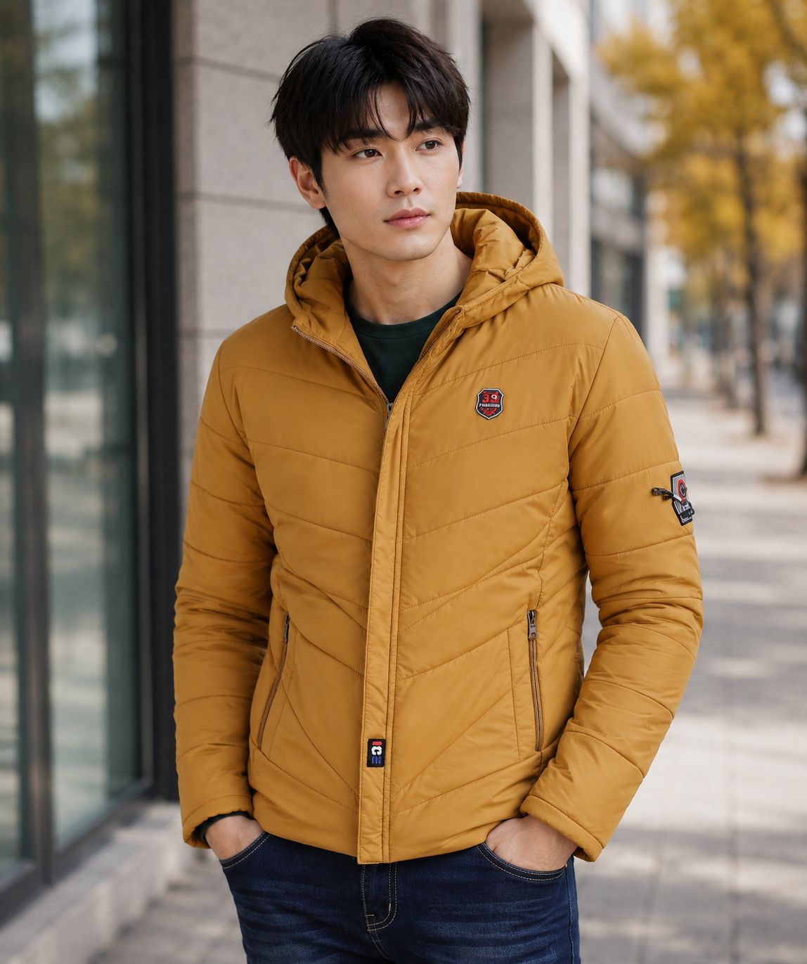 decanter Men Solid Puffer Jacket-picture-14