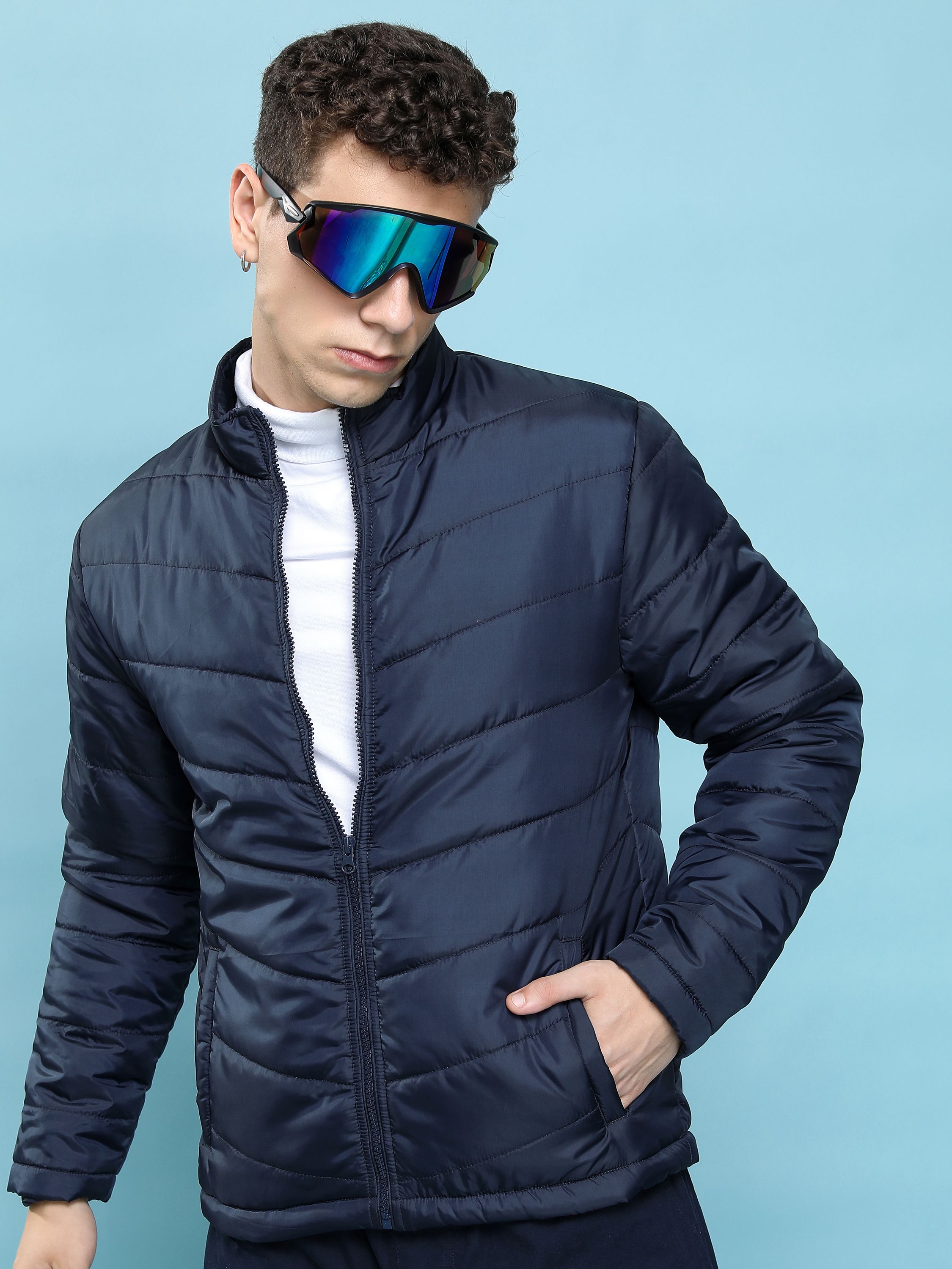 highlander Men Solid Puffer Jacket-picture-13