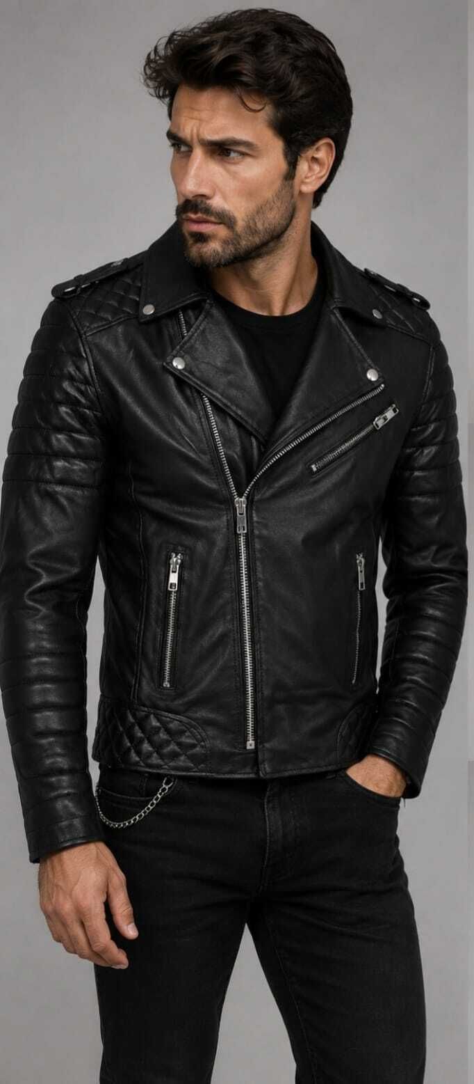 vybewear Men Solid Biker/Riding Jacket-picture-18