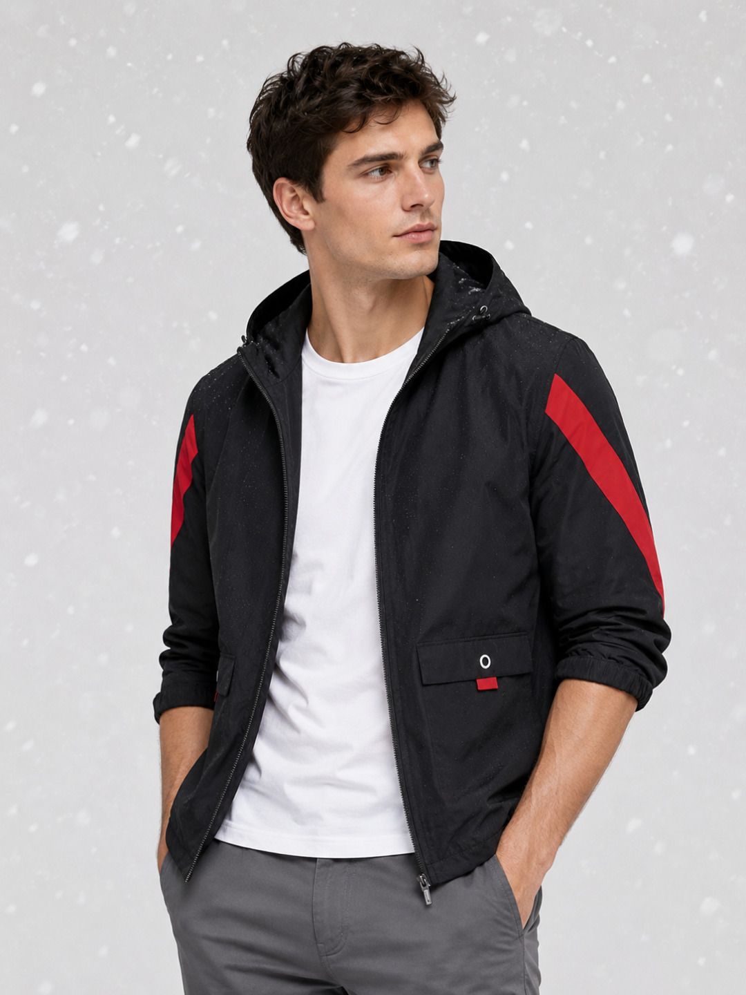caraba Men Solid Bomber Jacket-picture-18