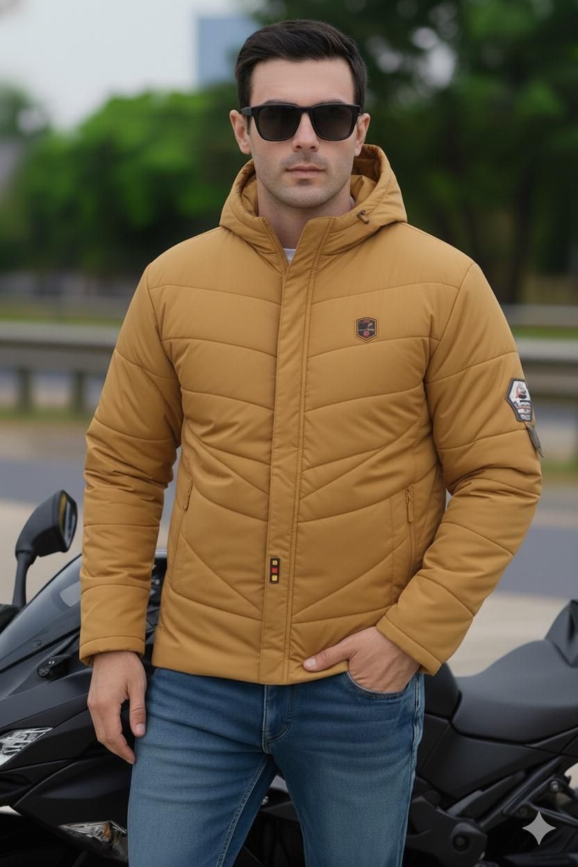 zeppi Men Solid Puffer Jacket-picture-15