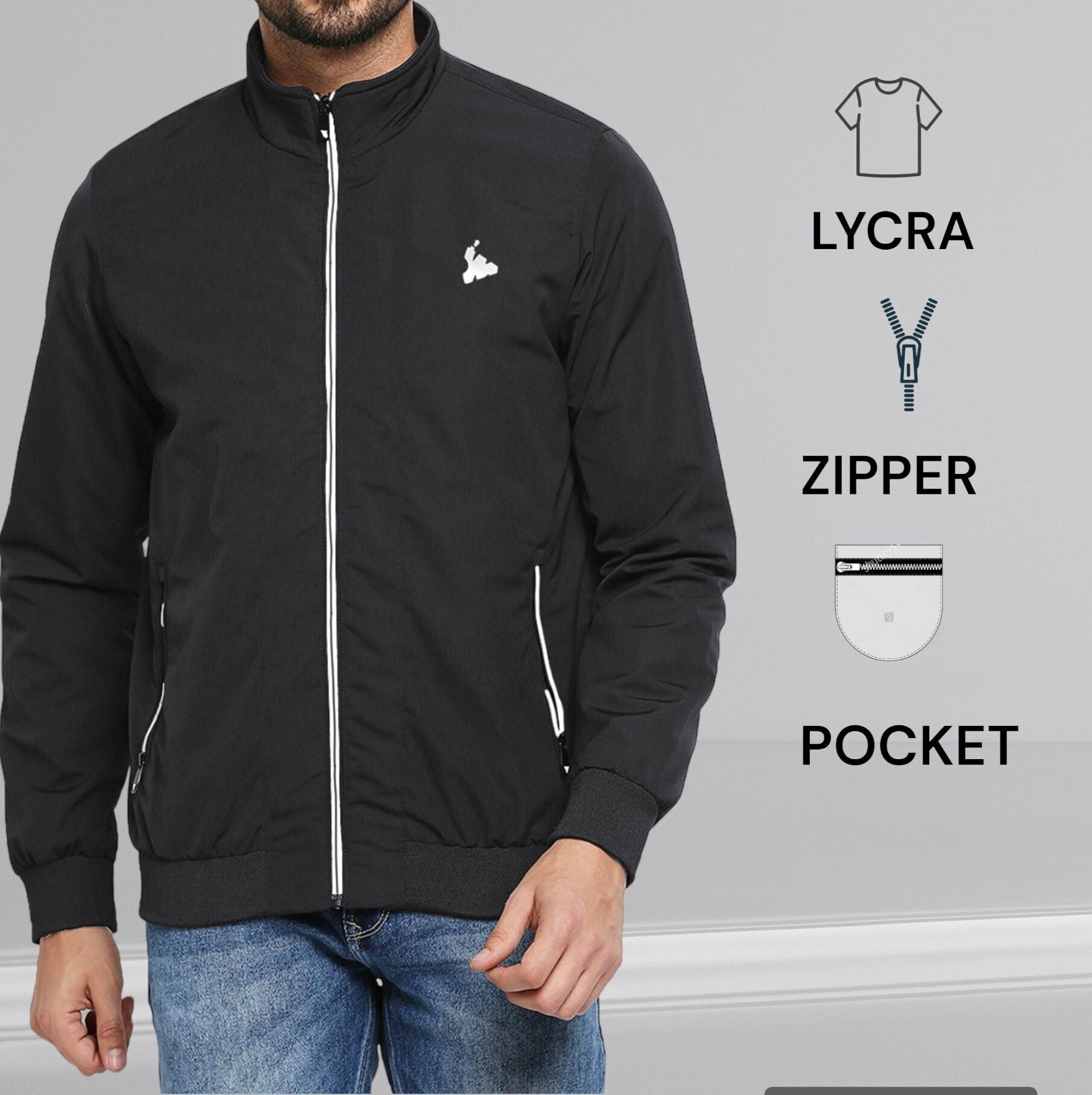 tees sports Men Solid Casual Jacket-picture-10