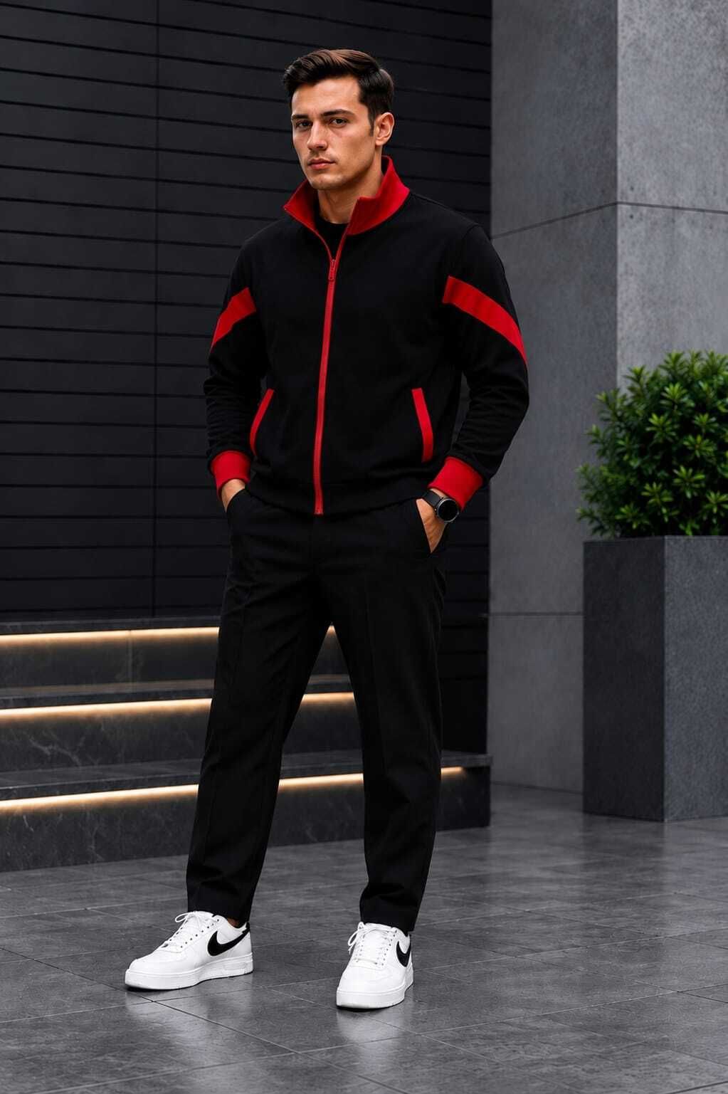 AZYHUB Striped Men Wind Cheater-picture-19
