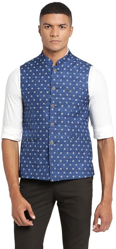 turtle Self Design Men Waistcoat-picture-19