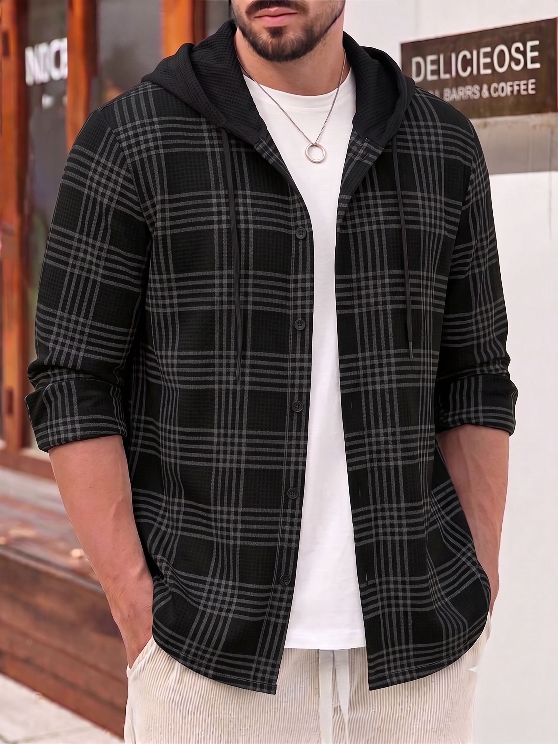 try this Men Colorblock Casual Jacket-picture-14