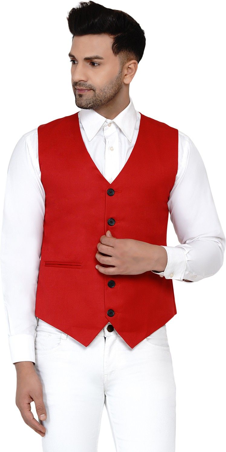 jihuzur Solid Men Waistcoat-picture-20