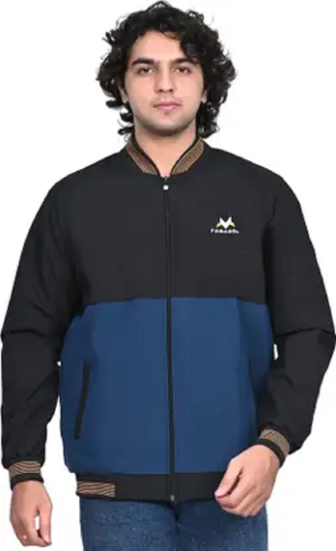 FABARSH Men’s Lightweight Windcheater Jacket Colorblock Men Wind Cheater-picture-12
