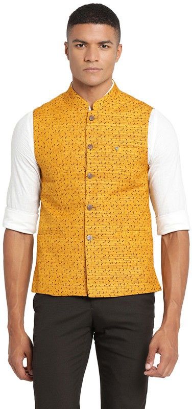 turtle Printed Men Waistcoat-picture-28