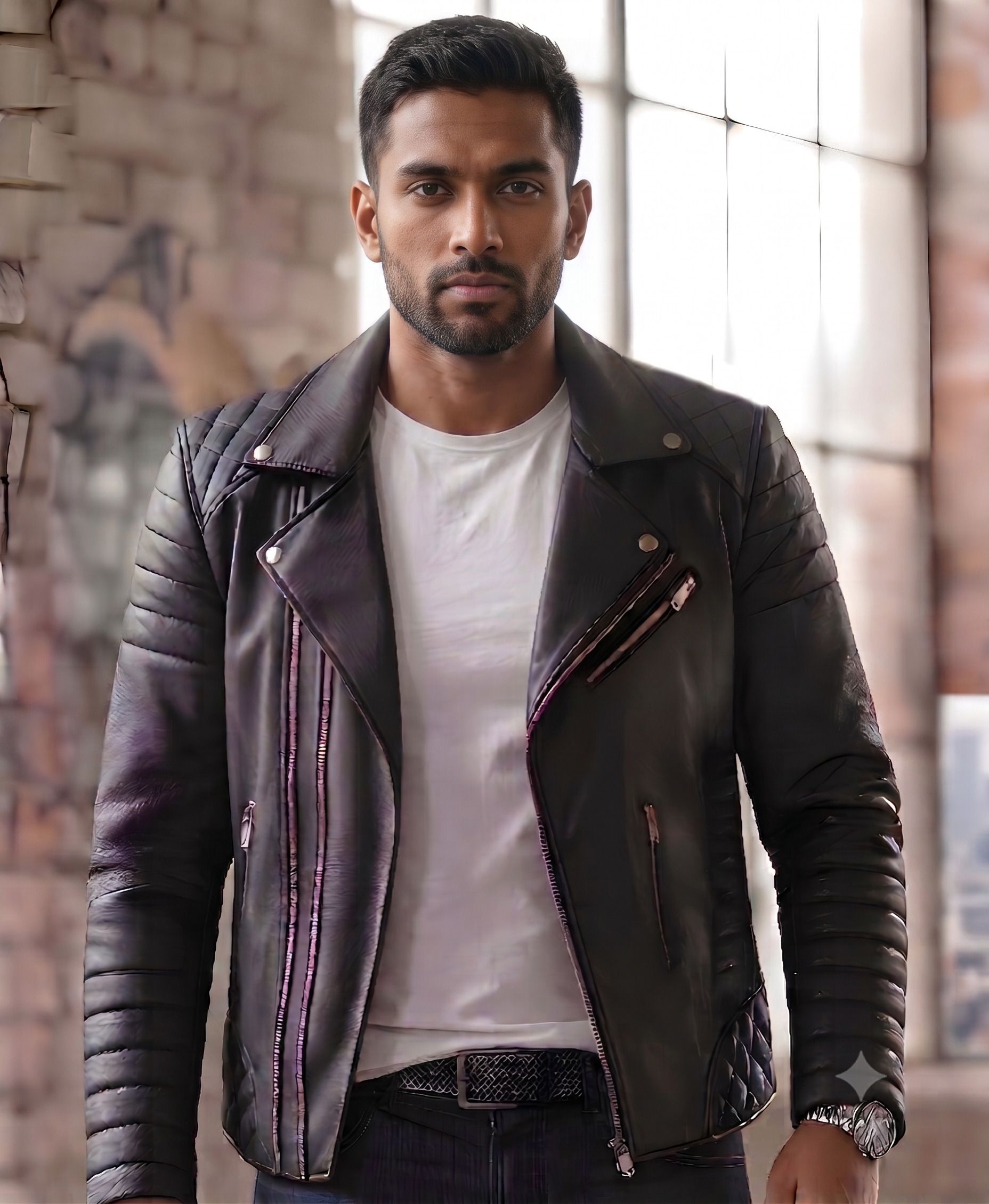 elemental Men Solid Biker/Riding Jacket-picture-3