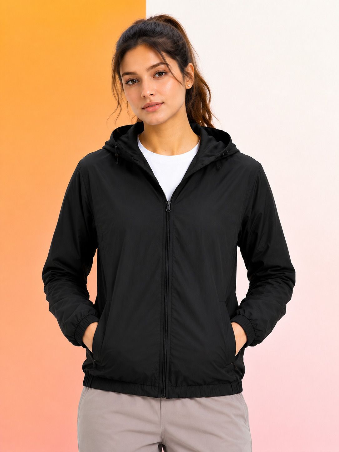 jkt Women Solid Casual Jacket-picture-0