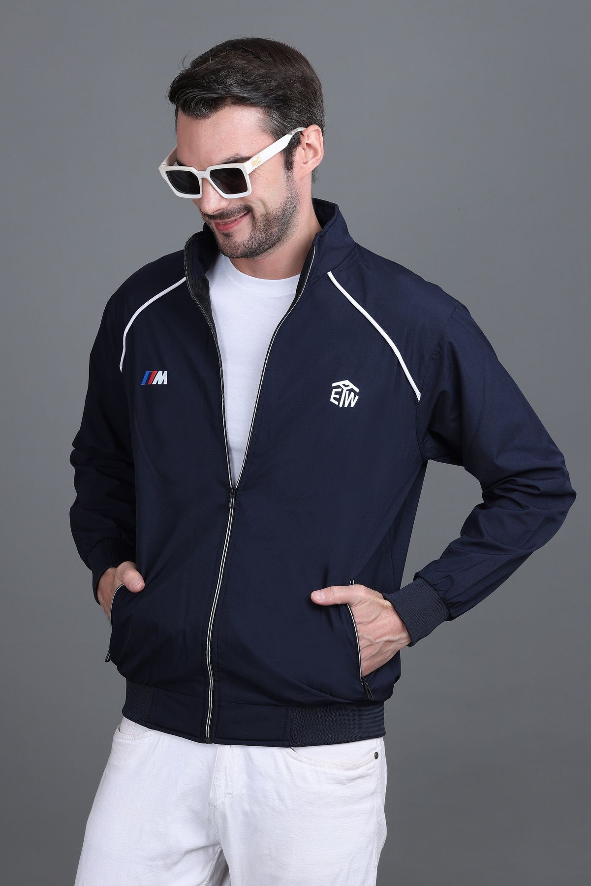 eWools Solid Men Wind Cheater-image-14