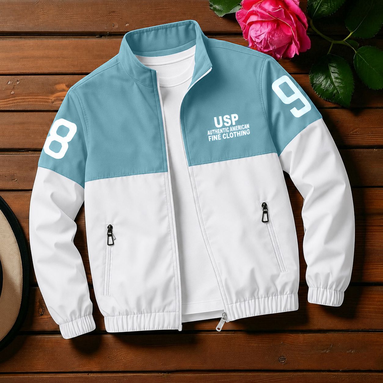 plus91 Men Colorblock Casual Jacket-picture-18