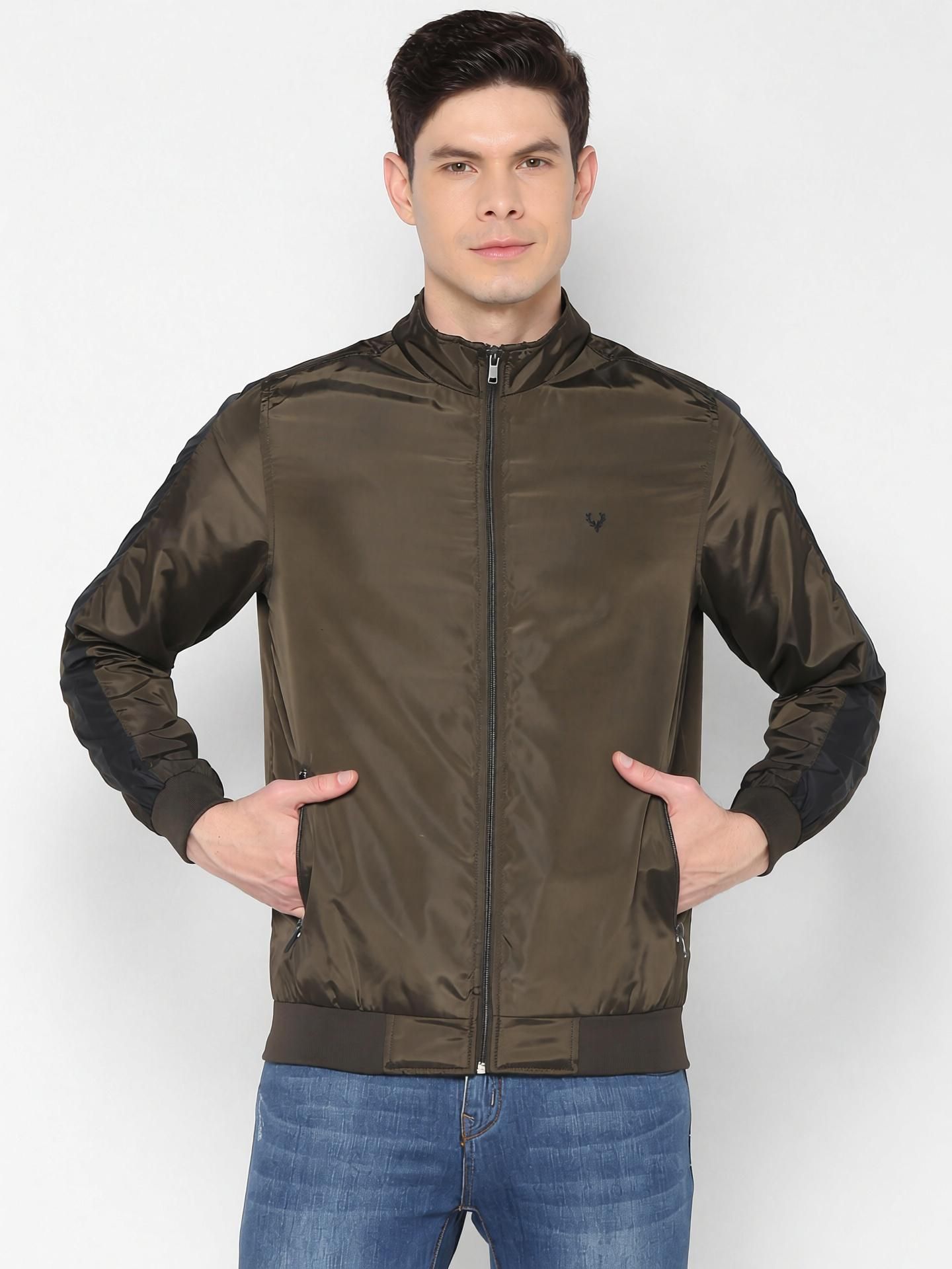 allen solly Men Solid Casual Jacket-picture-25
