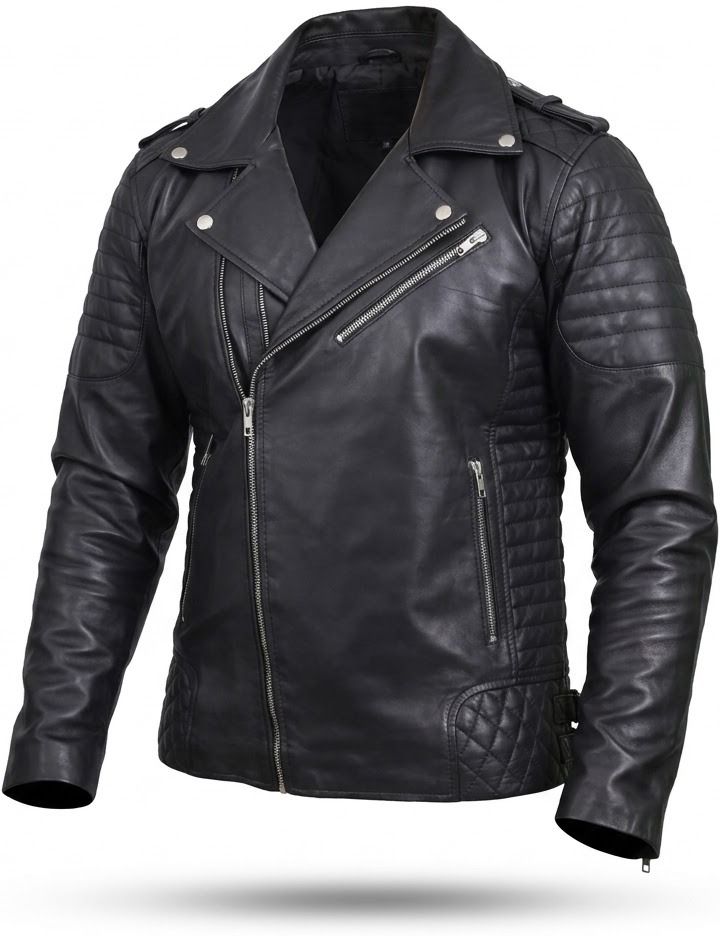 finehide Men Solid Leather Jacket-picture-12