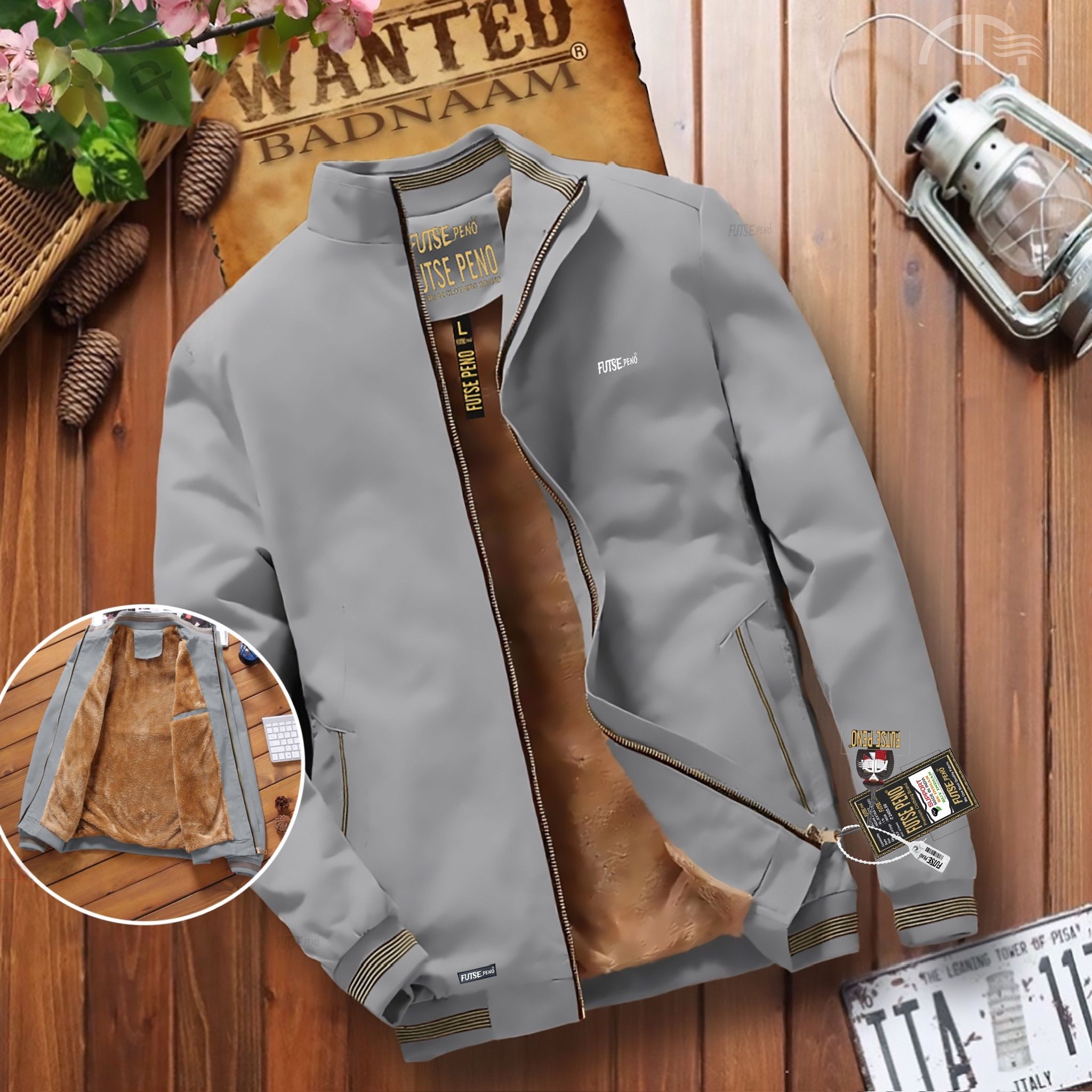 futse peno Men Colorblock Casual Jacket-picture-11
