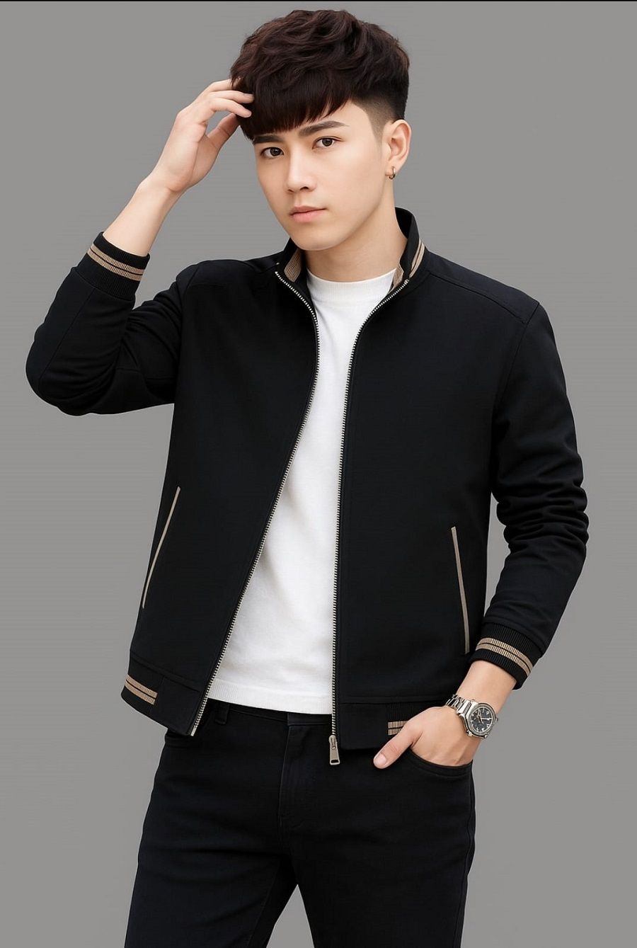 bugrasi traders Men Solid Casual Jacket-picture-12
