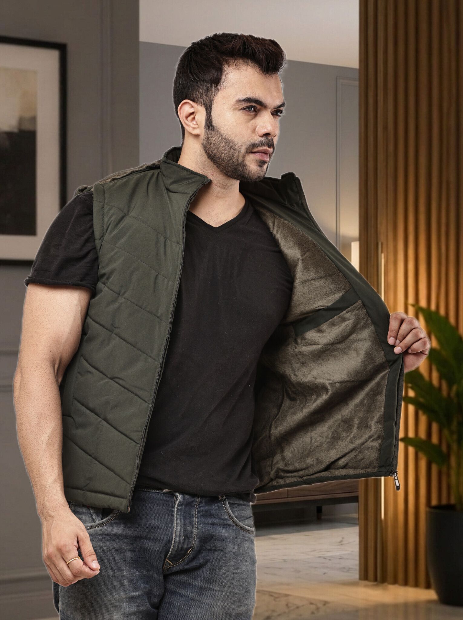 glycon Men Solid Puffer Jacket-picture-6
