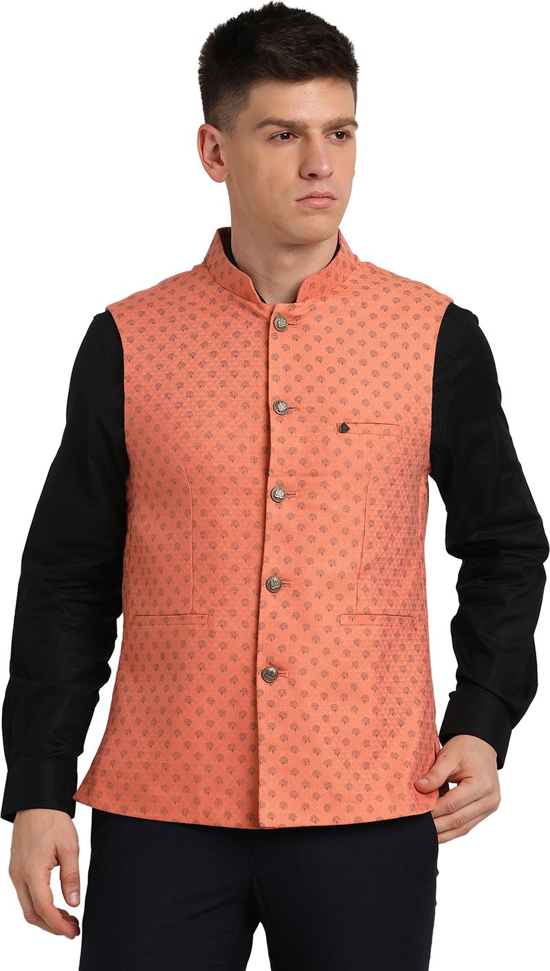 turtle Self Design Men Waistcoat-picture-28
