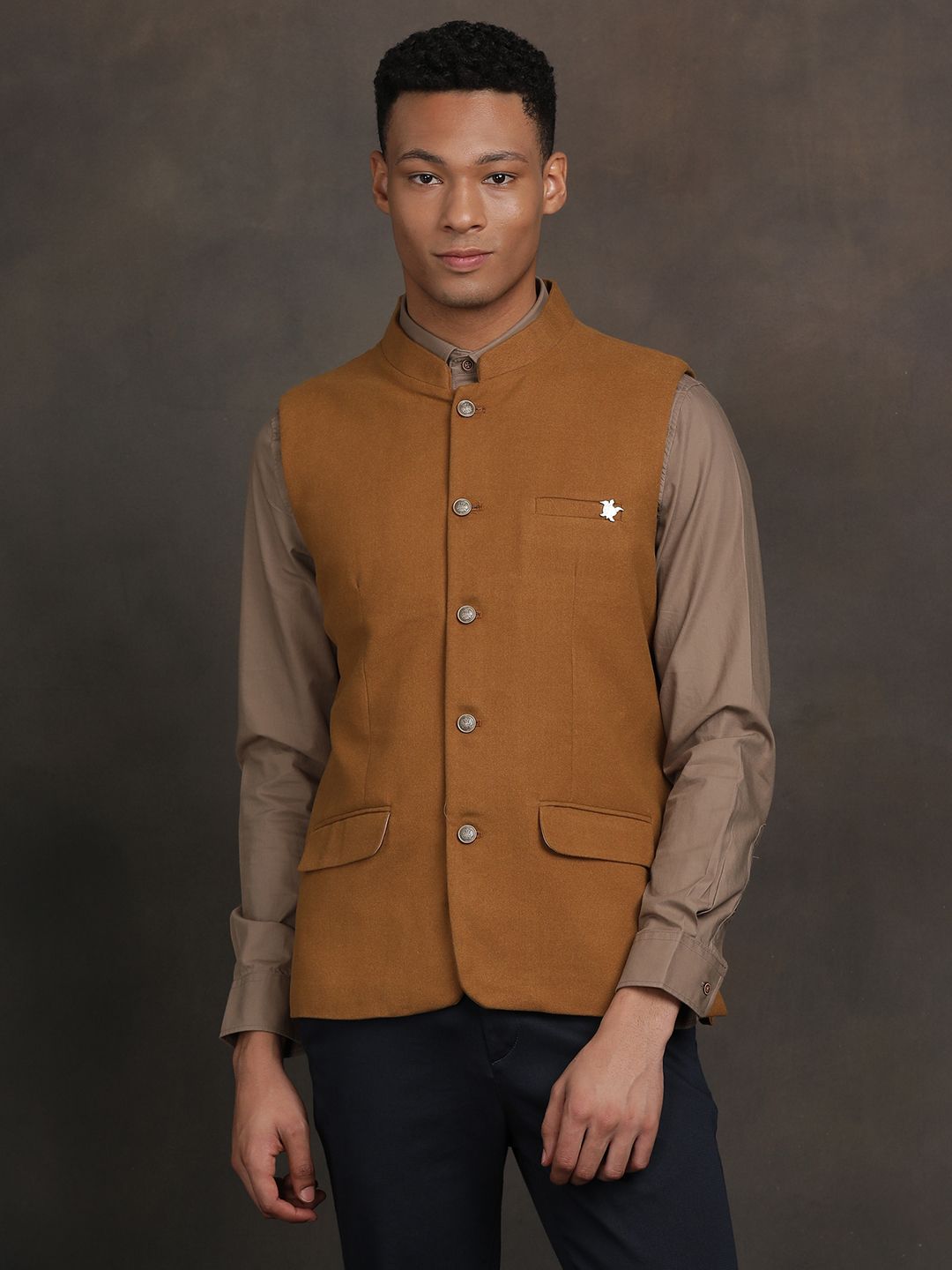 turtle Solid Men Waistcoat-picture-35