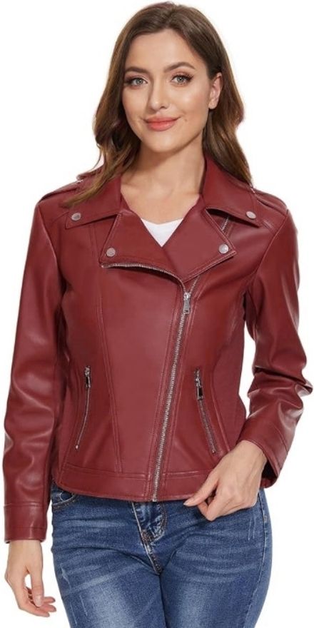 Women Solid Biker/Riding Jacket-image-46