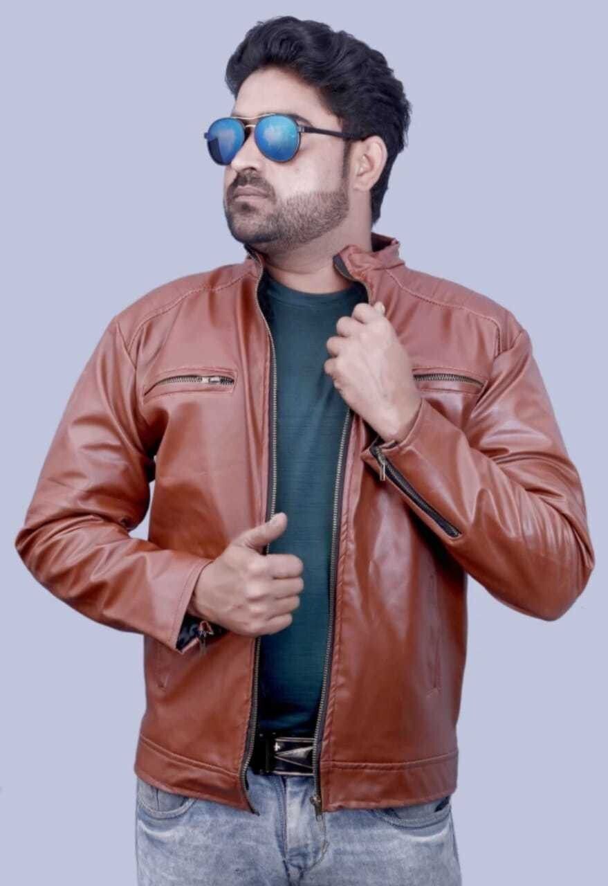 Men Self Design Casual Jacket-image-3