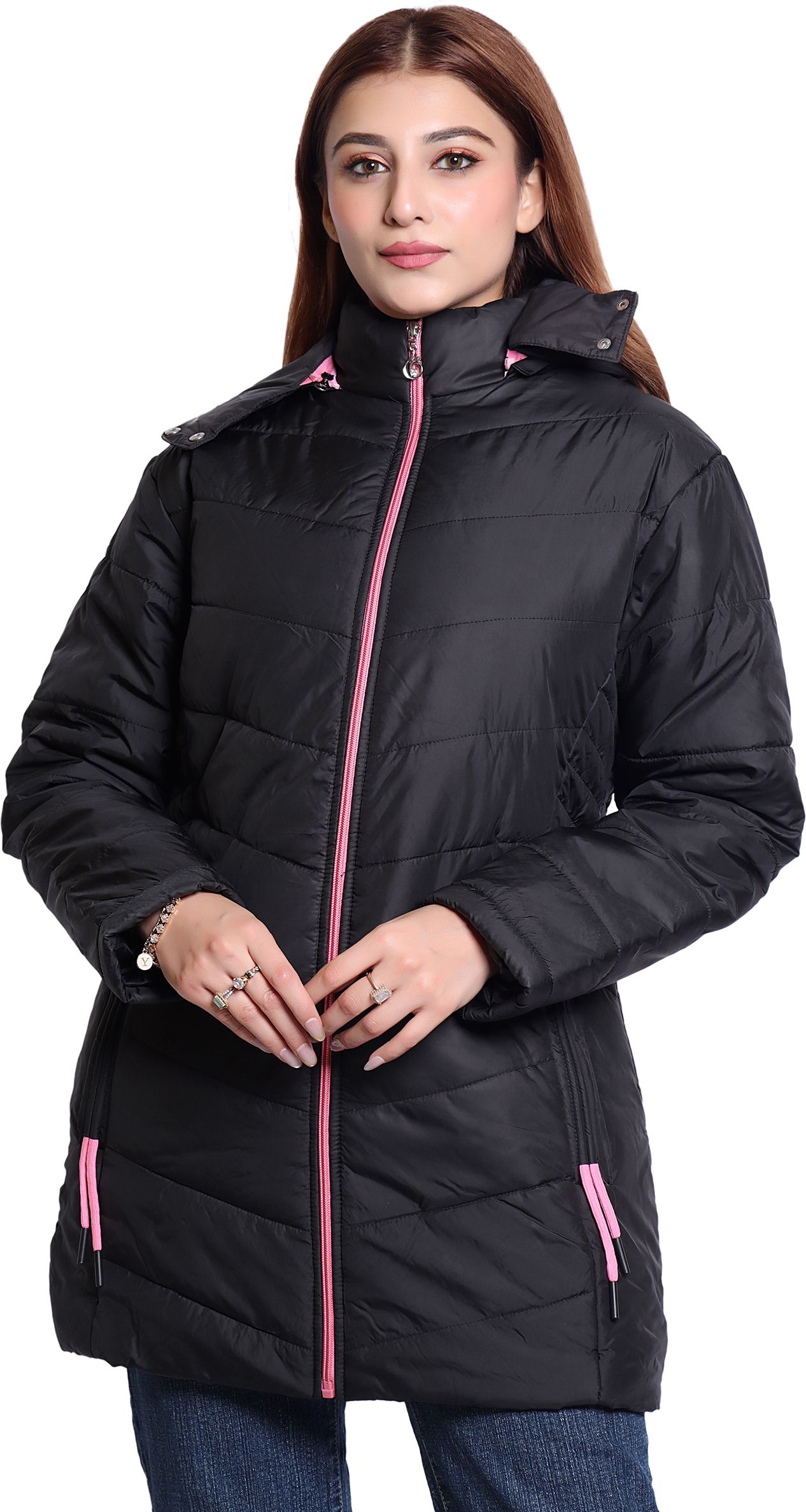 brazo Women Solid Puffer Jacket-picture-3