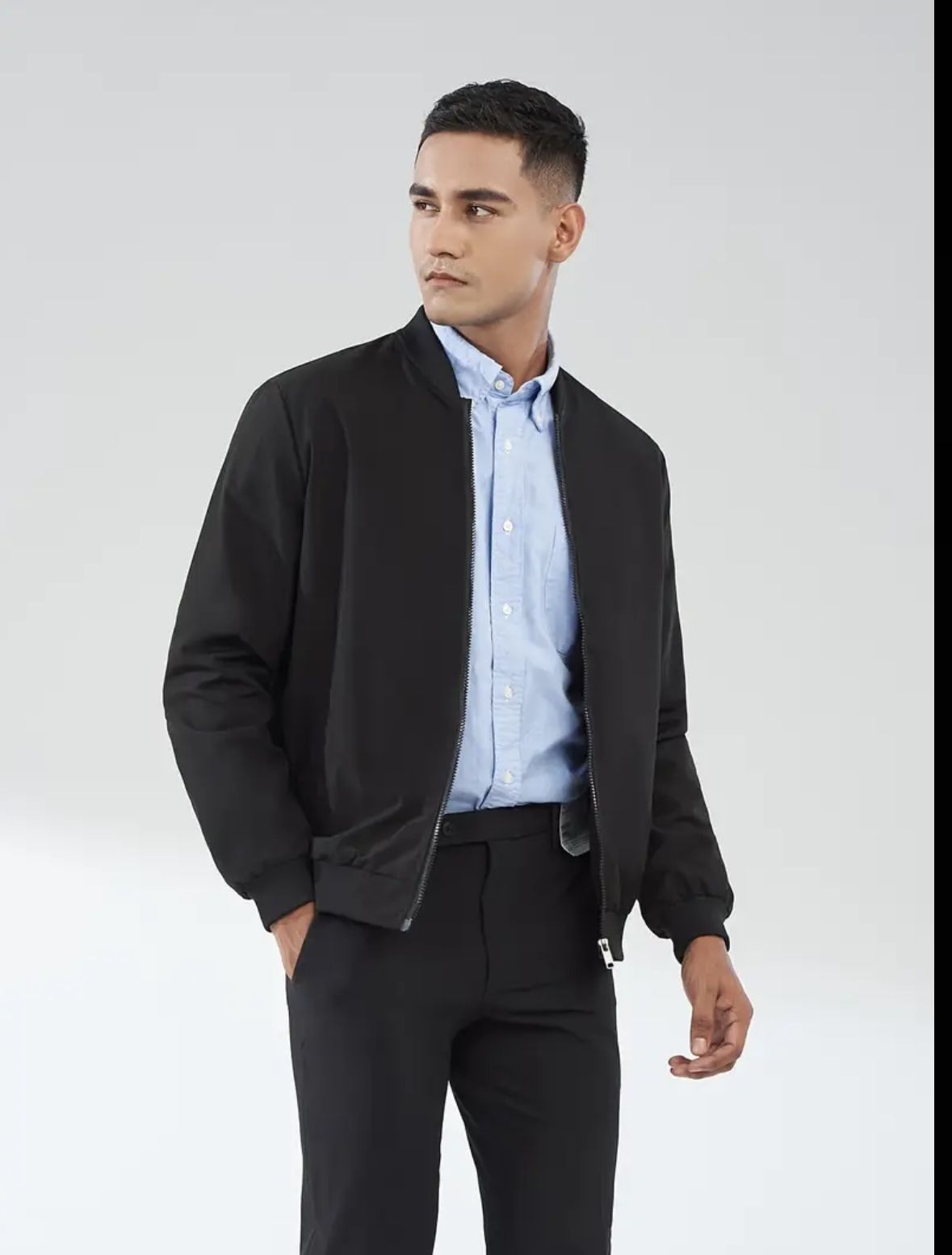 apsheco Men Solid Bomber Jacket-picture-28