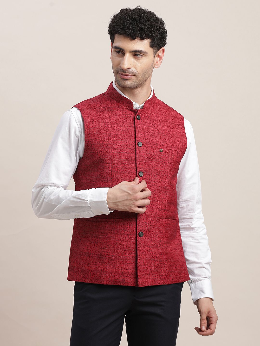 turtle Printed Men Waistcoat-picture-29