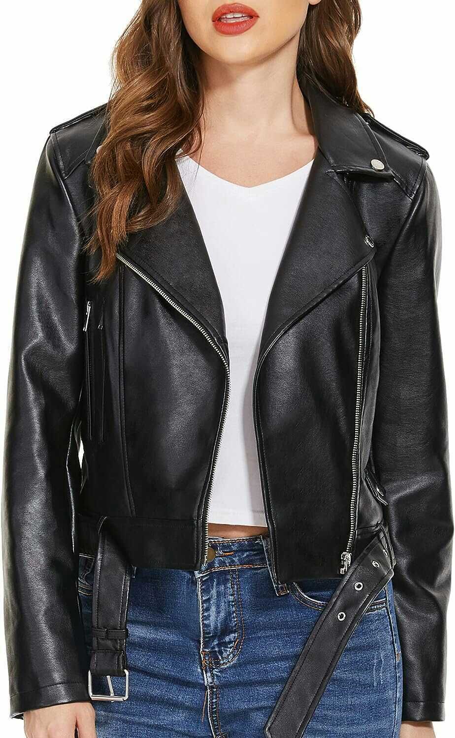 loiusvuitton Women Solid Leather Jacket-picture-27