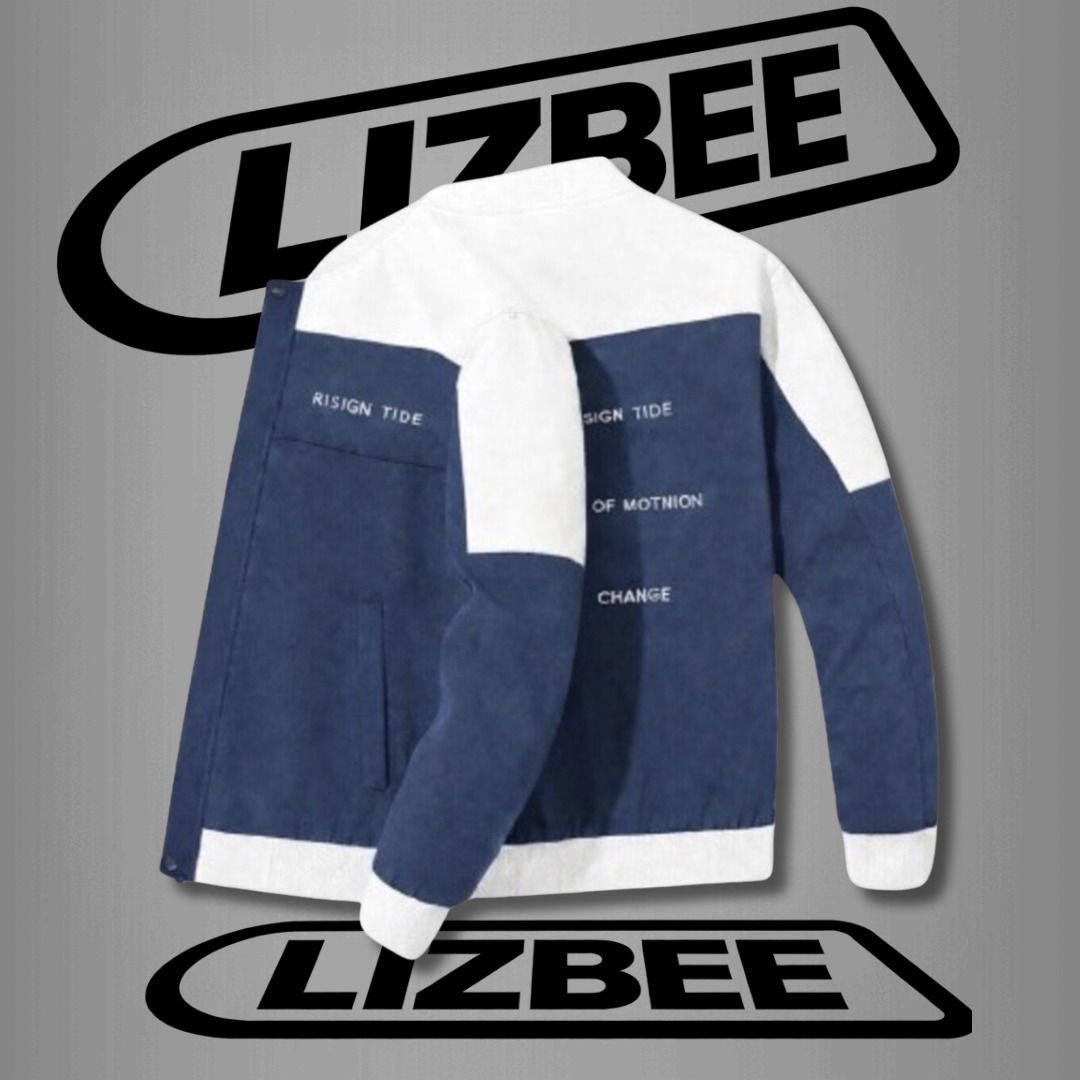 lizbee Men Colorblock Bomber Jacket-picture-34