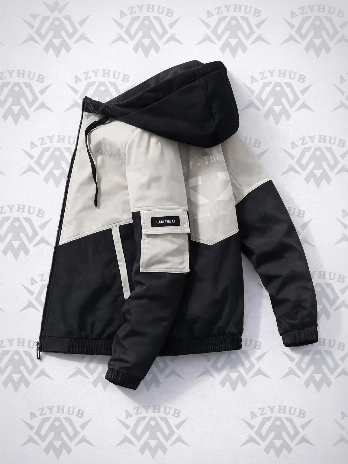 nourique Men Colorblock Casual Jacket-picture-16