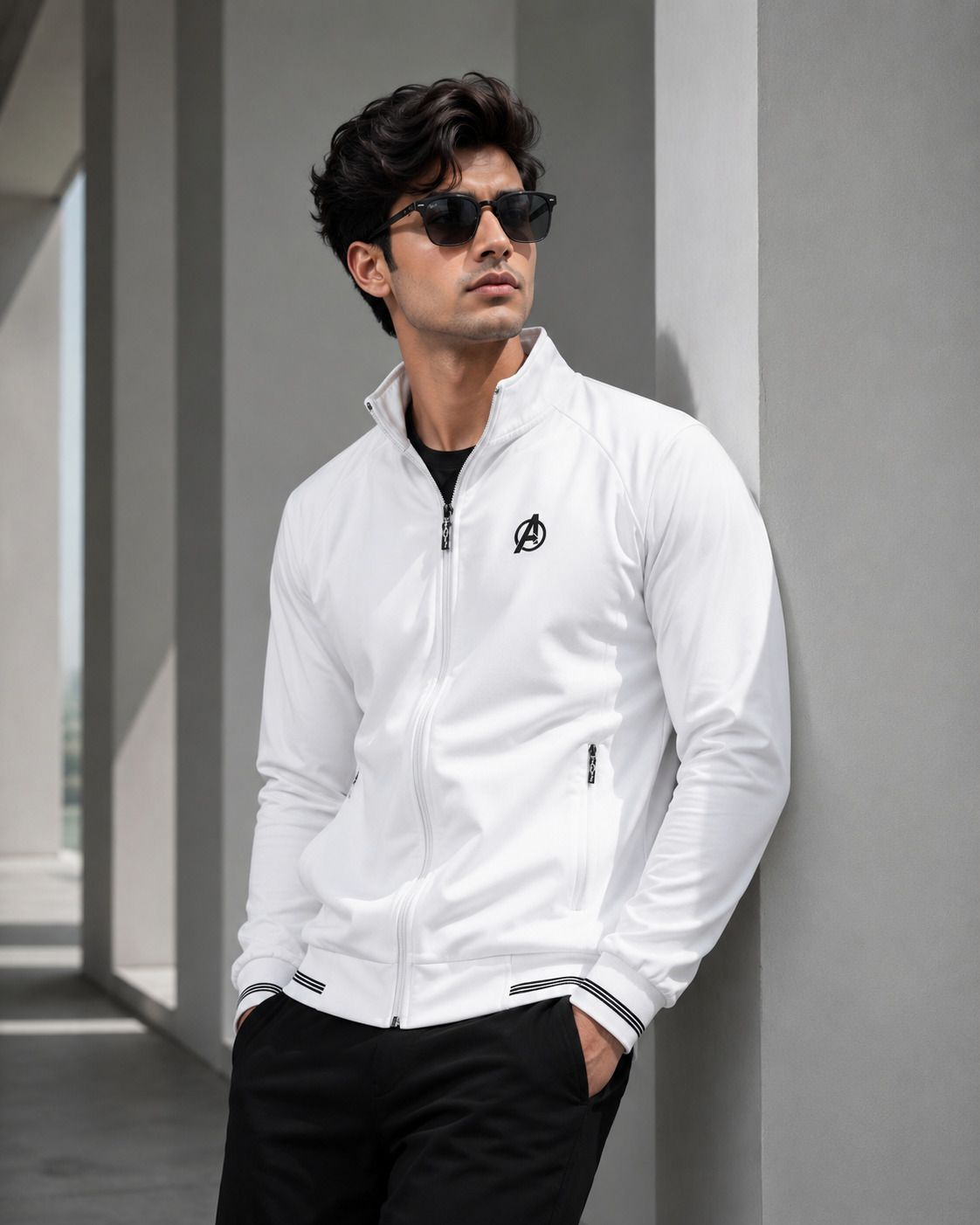 agsfashion Men Solid Sports Jacket-picture-34