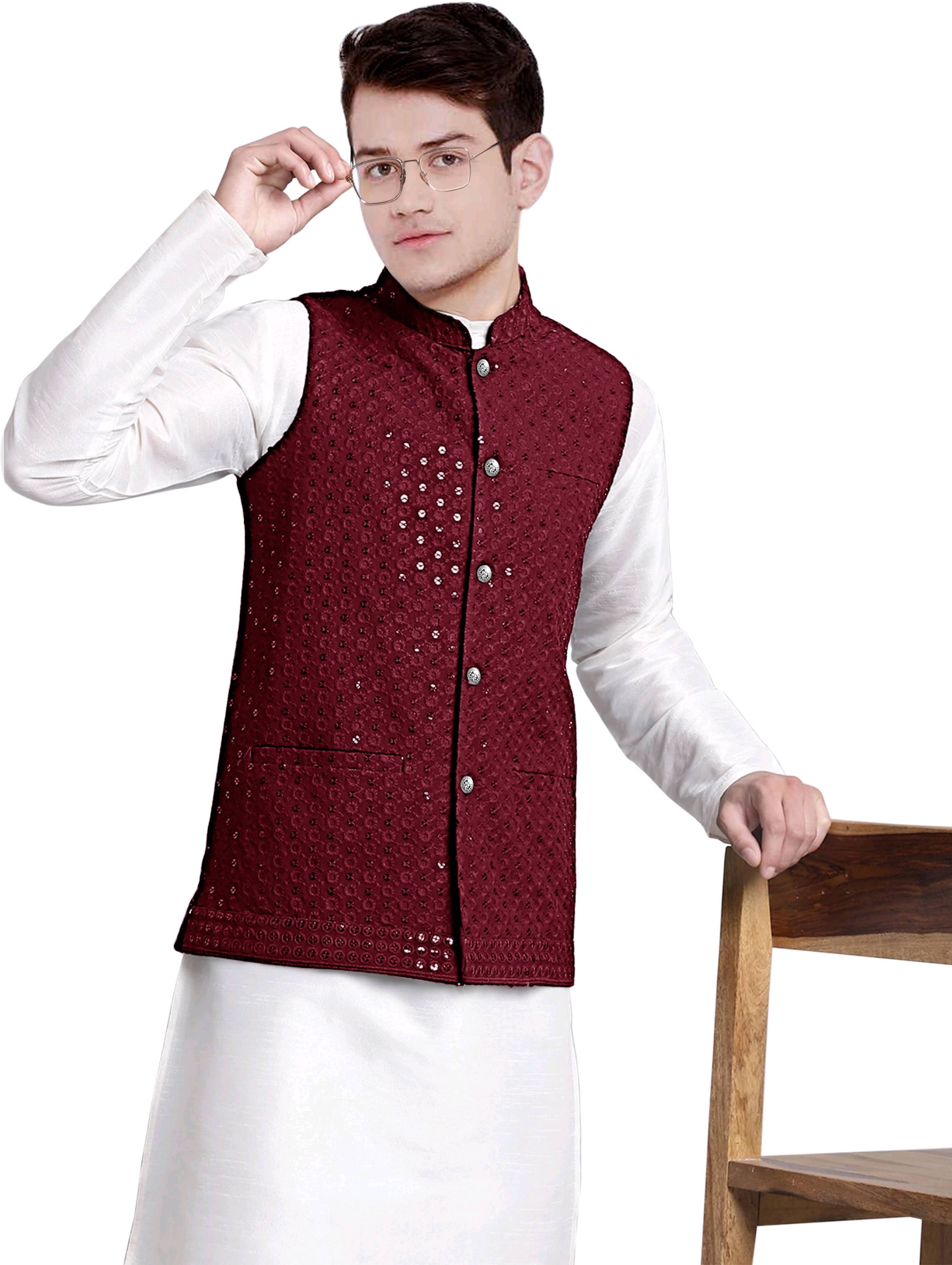 trust ous Men Printed Ethnic Jacket-picture-26