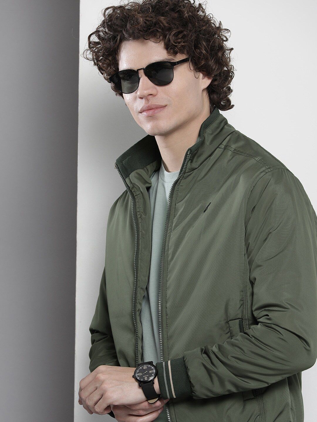 the indian garage co. Men Solid Casual Jacket-picture-21