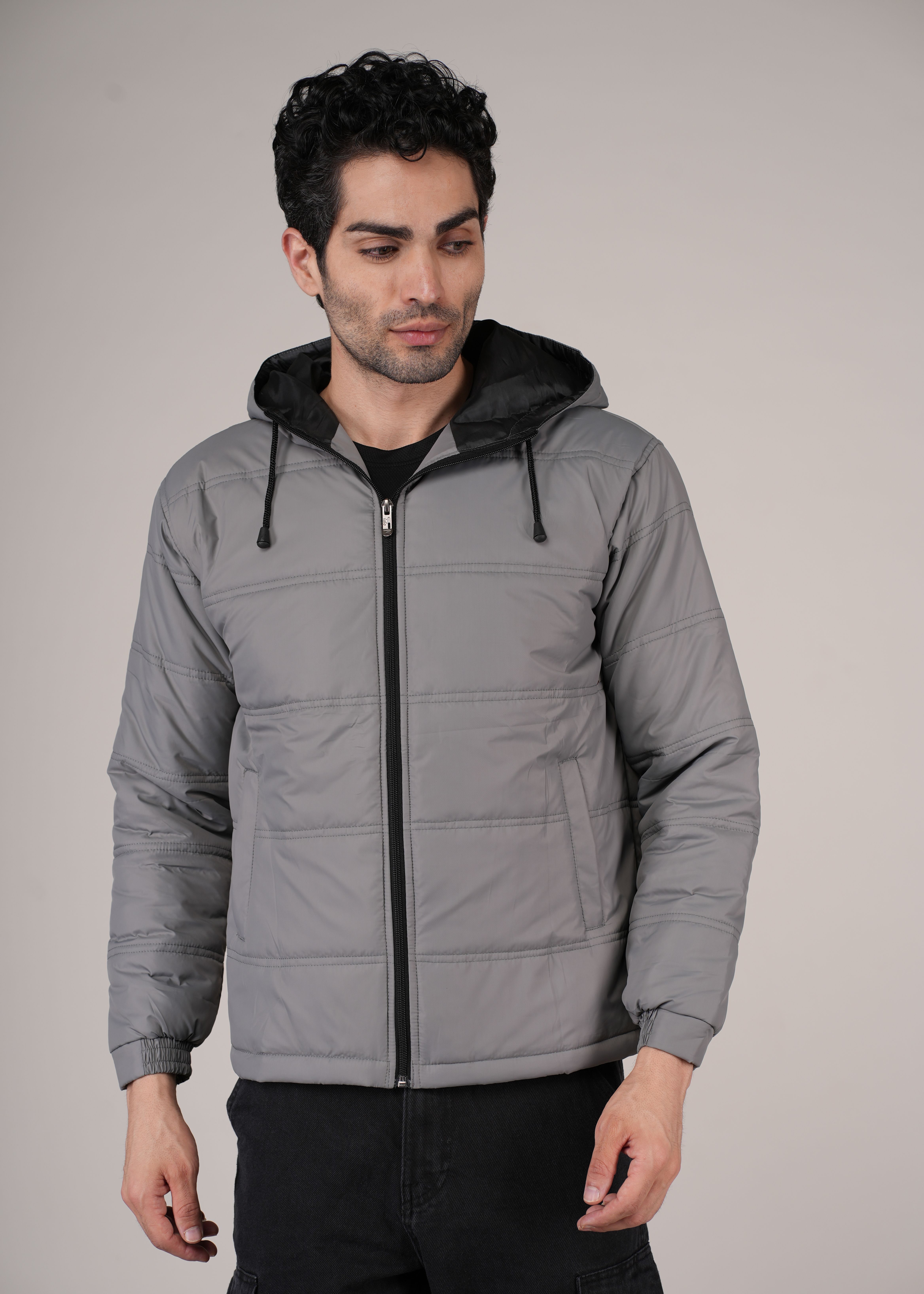 vzoxot Men Solid Bomber Jacket-picture-28