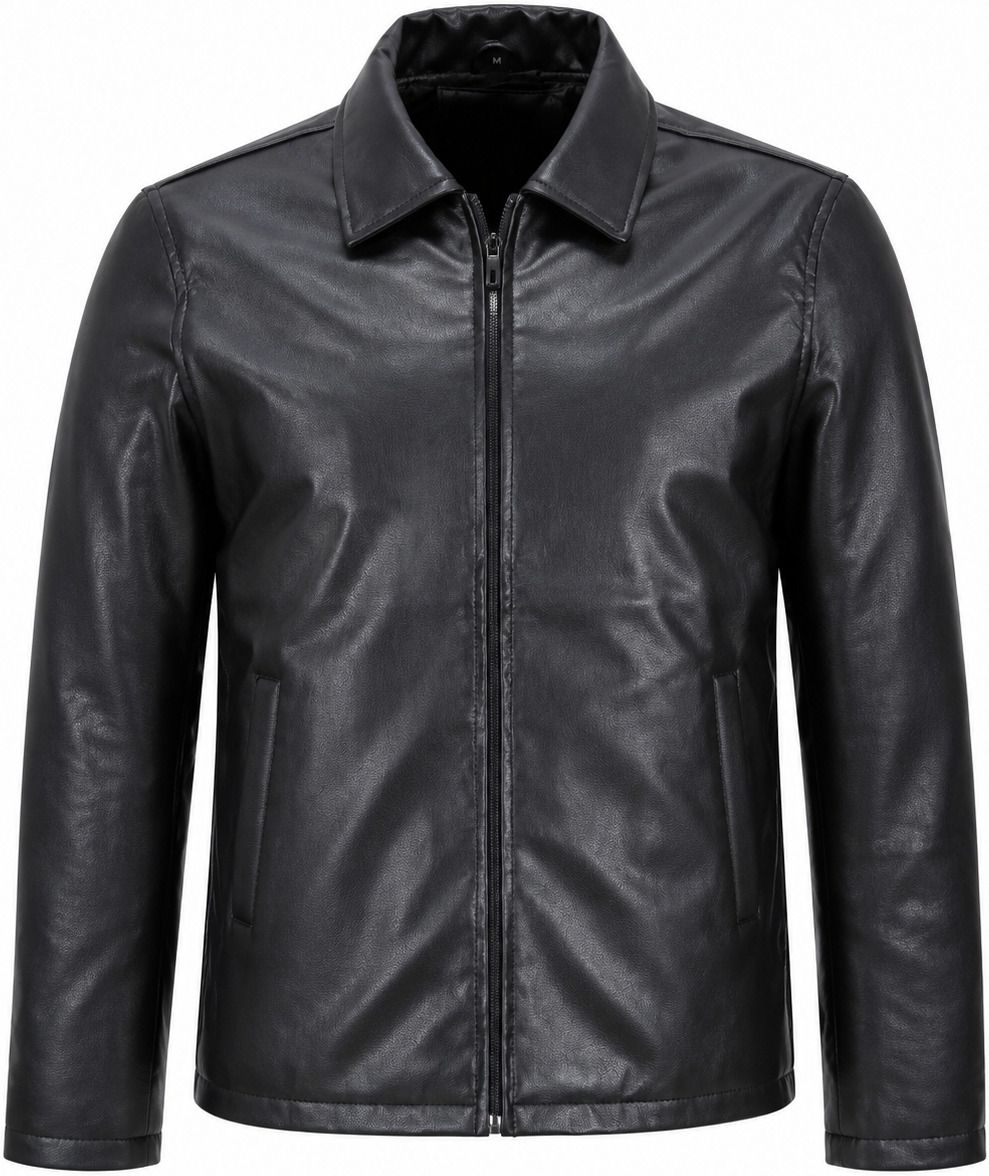 lethx Men Solid Leather Jacket-picture-18