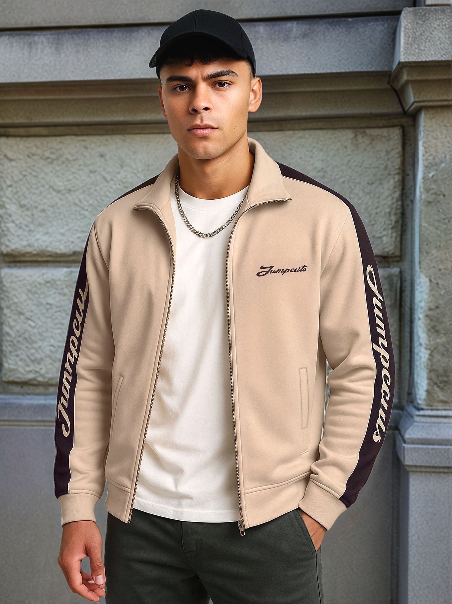 jump cuts Men Printed Casual Jacket-picture-16