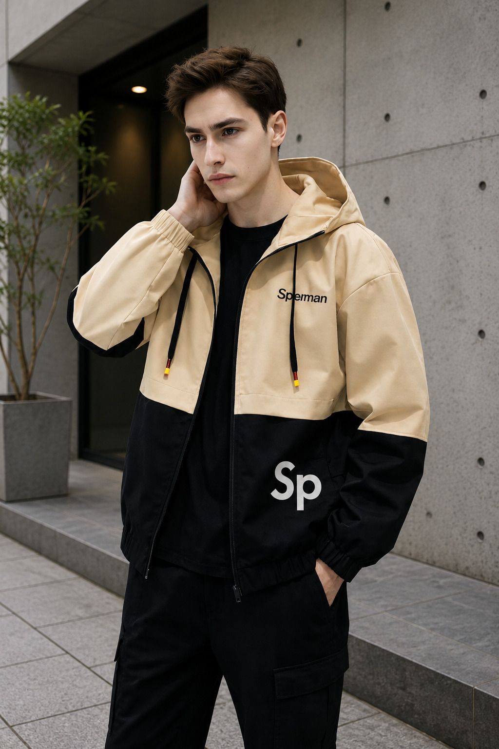 anisom Men Colorblock Casual Jacket-picture-14