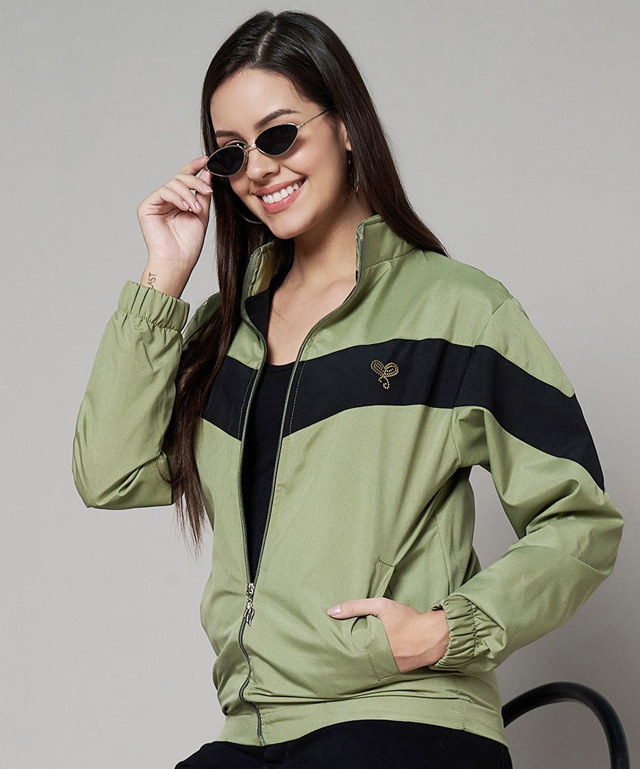 ewools Women Striped, Colorblock Casual Jacket-picture-33