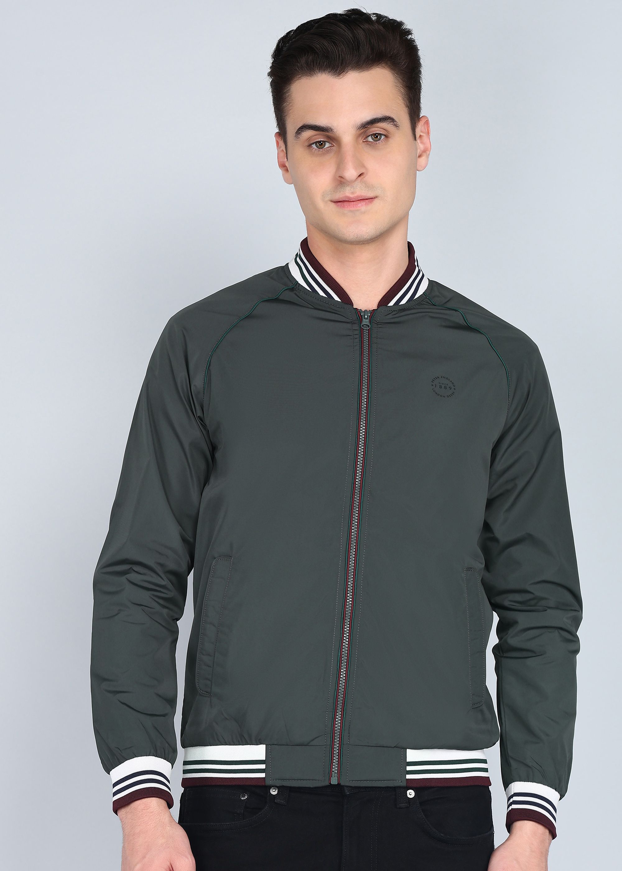 peter england Men Solid Casual Jacket-picture-11