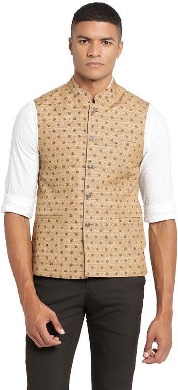 turtle Self Design Men Waistcoat-picture-13