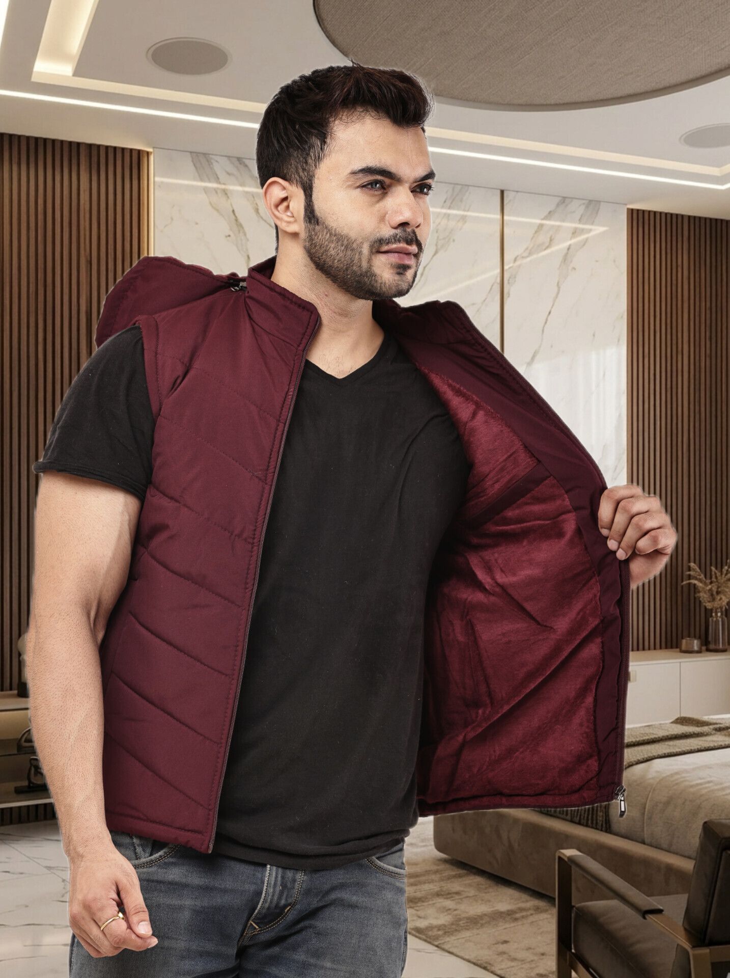 glycon Men Solid Bomber Jacket-picture-35