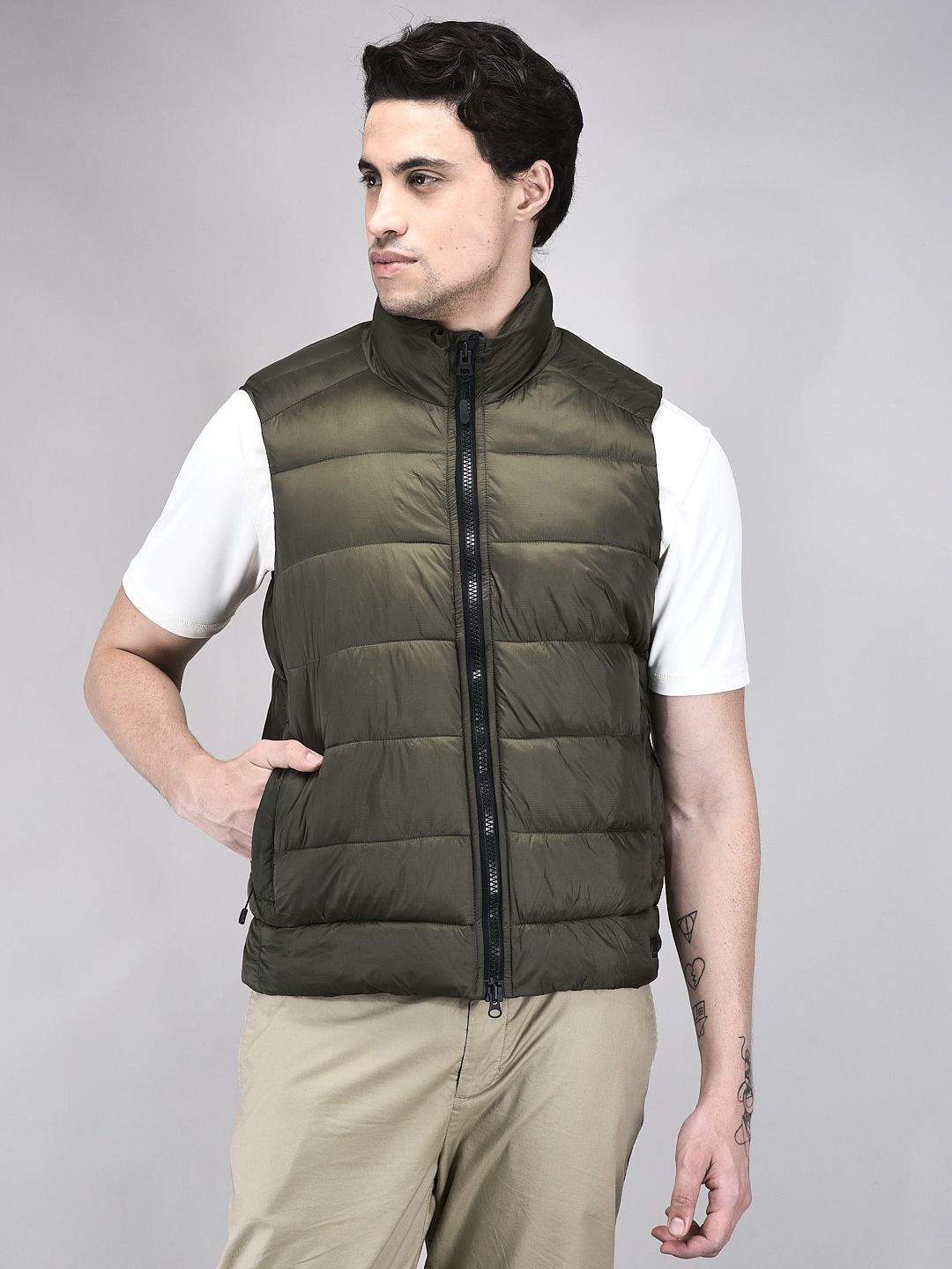 woodland Men Solid Casual Jacket-picture-25