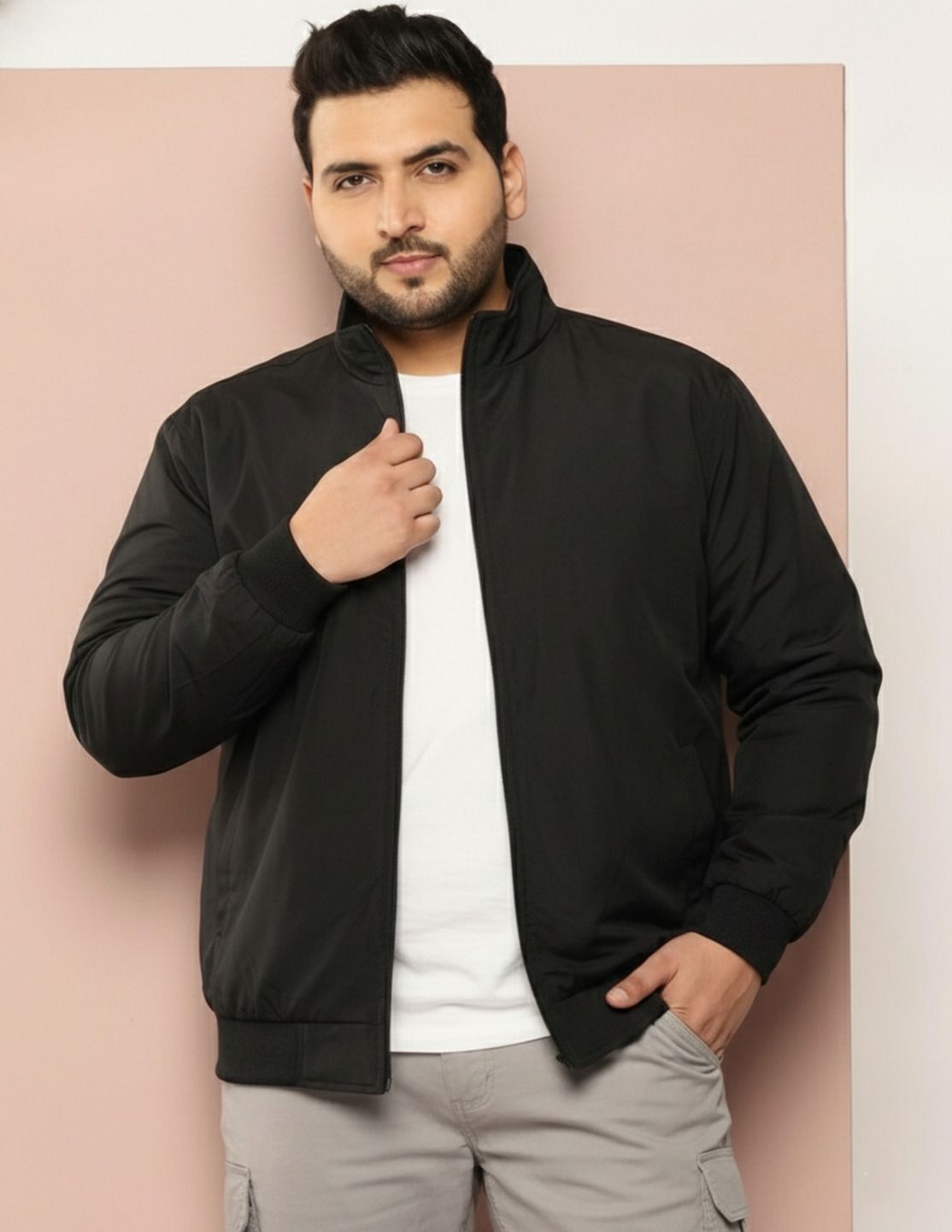 theclassictogs Men Solid Bomber Jacket-picture-11