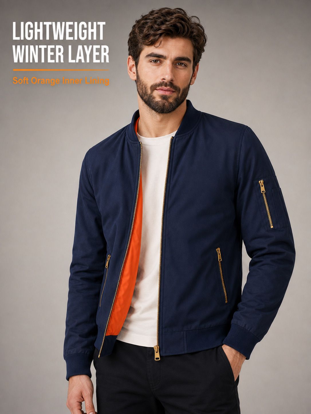 caraba Men Solid Winter Coat-picture-15