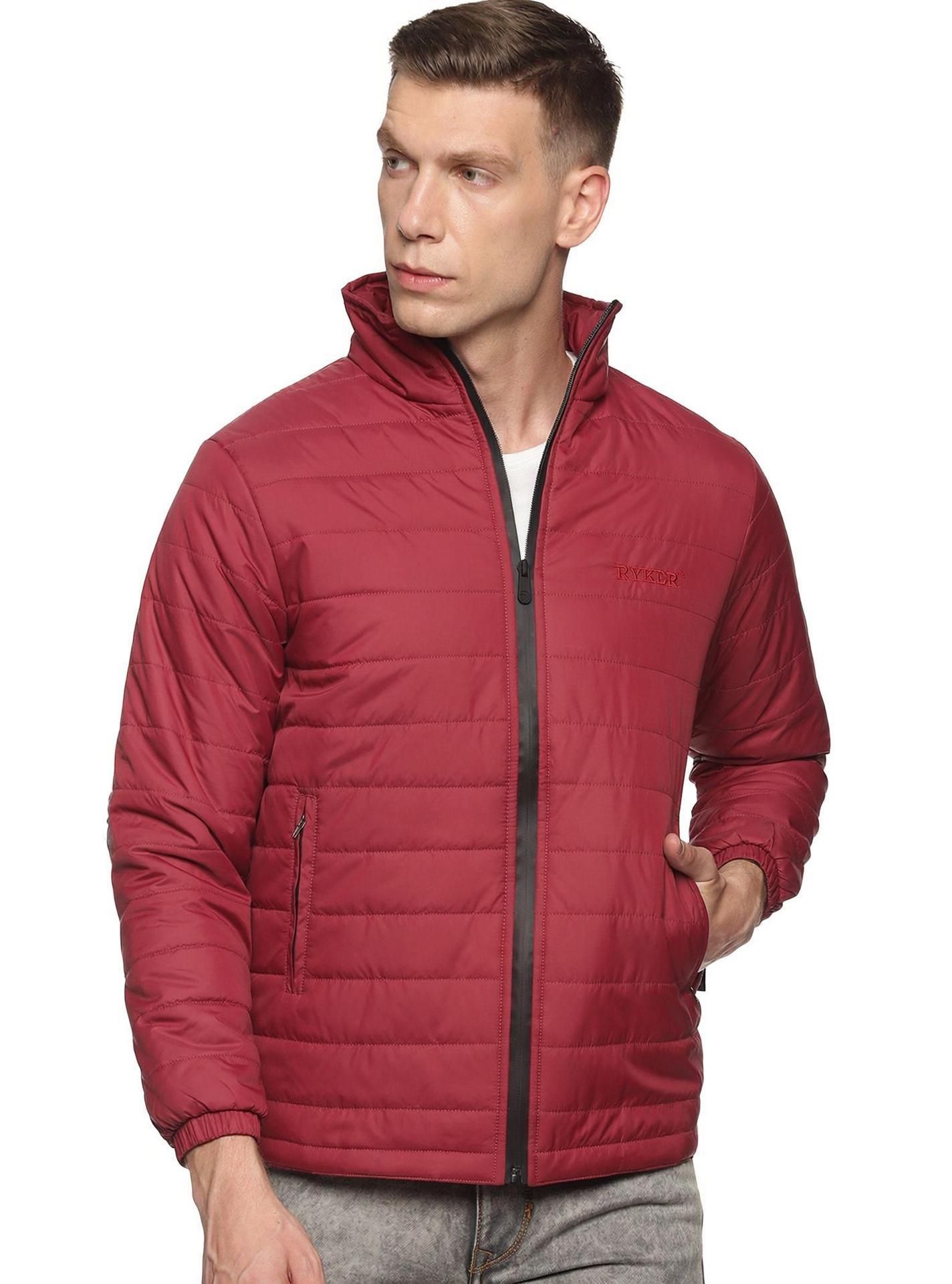 ryker Men Solid Bomber Jacket-picture-22