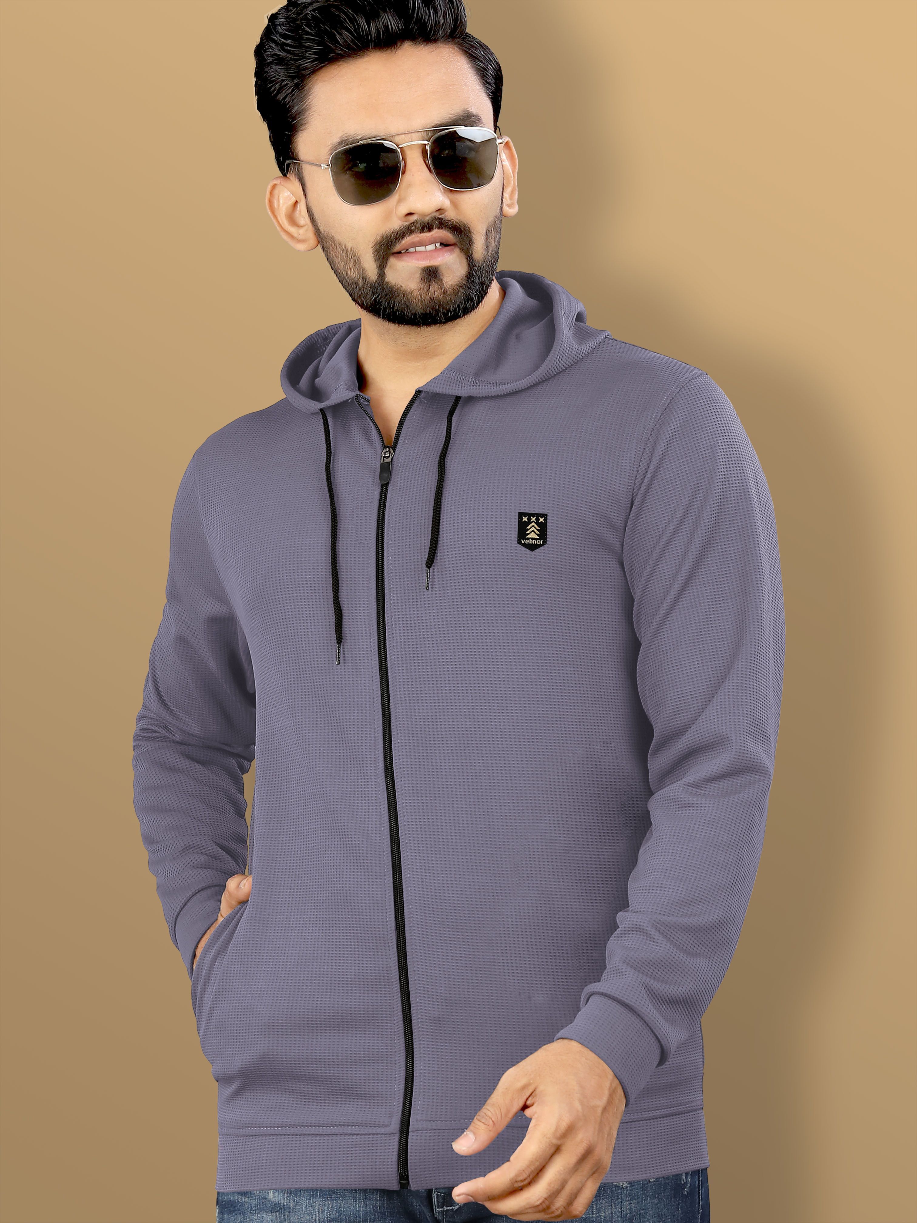 vebnor Men Solid Casual Jacket-picture-33