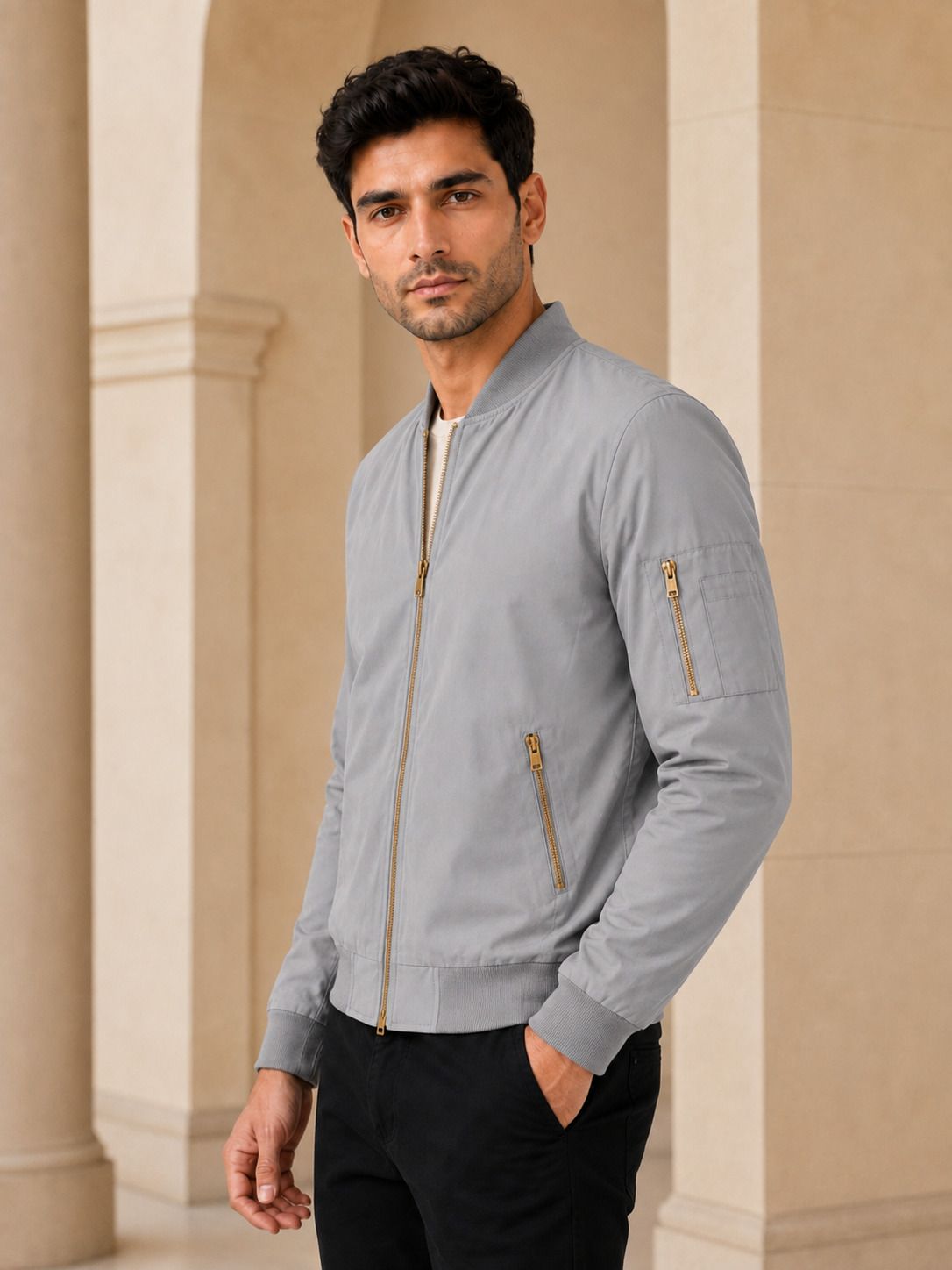 caraba Men Solid Winter Coat-picture-19