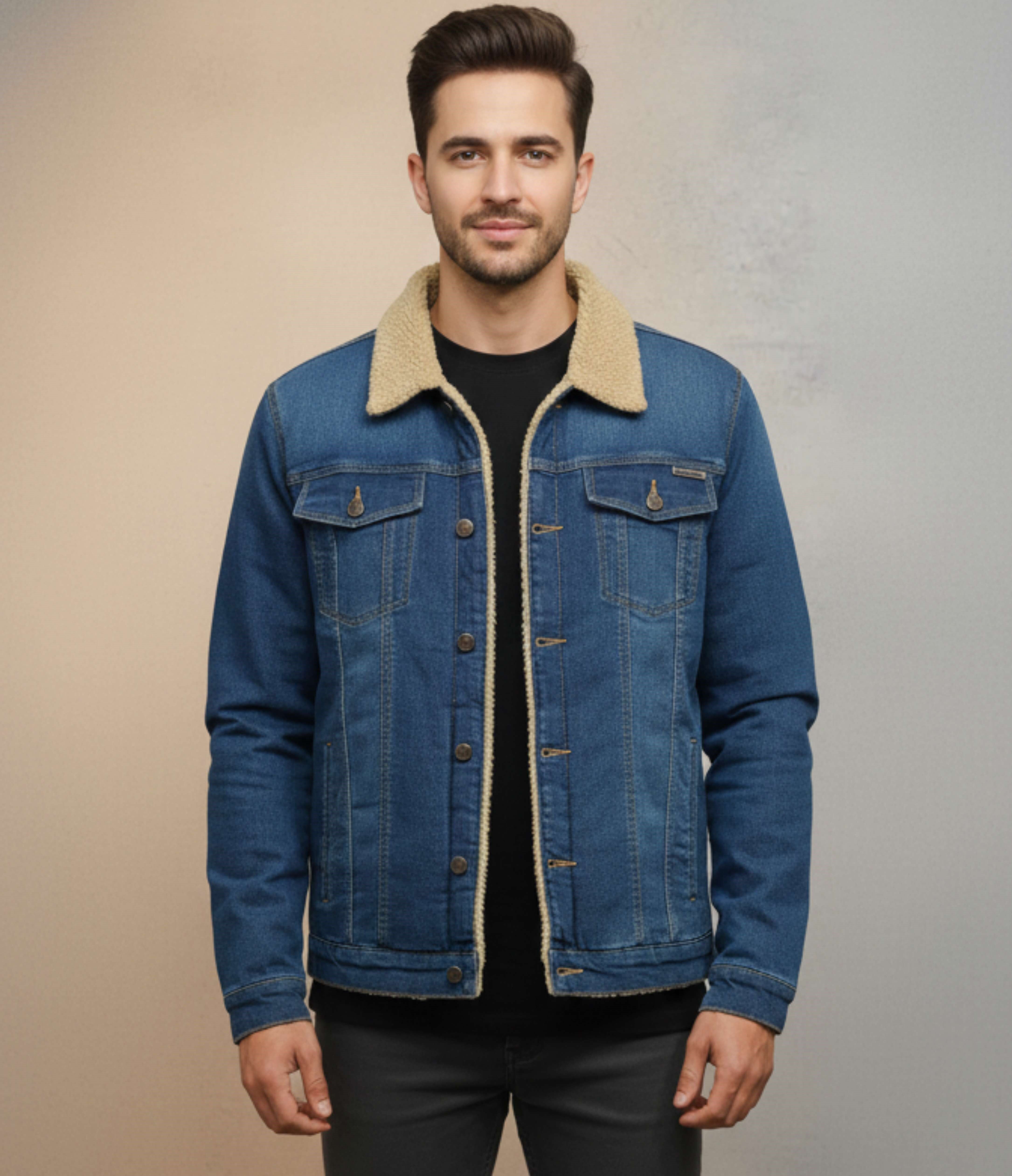 nuevosporta Men Washed Denim Jacket-picture-13